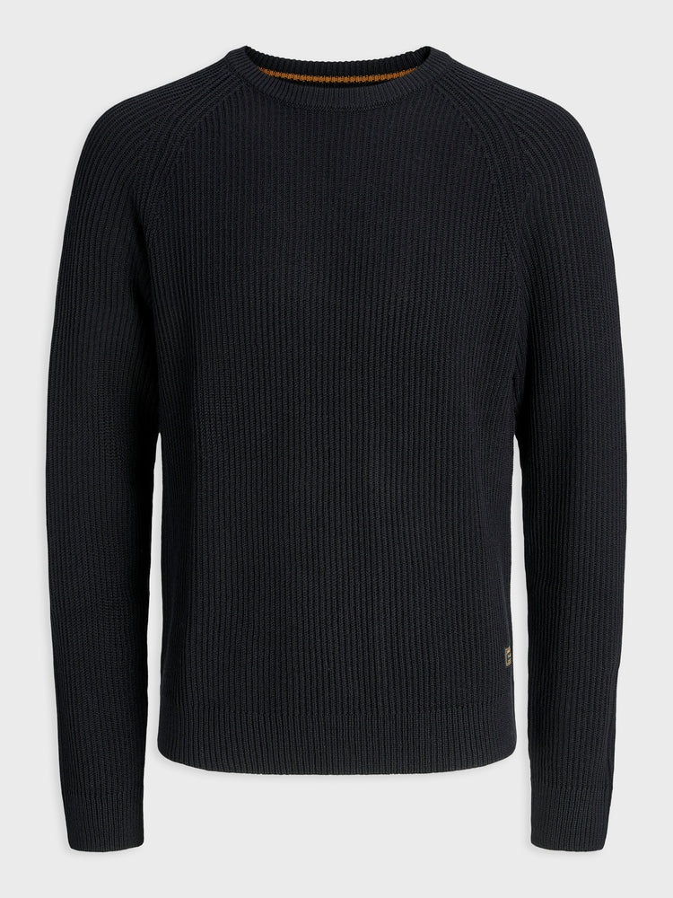 Ανδρική μπλούζα πλεκτή JJPANNEL KNIT CREW NECK AW25 12278916 | 12278916
