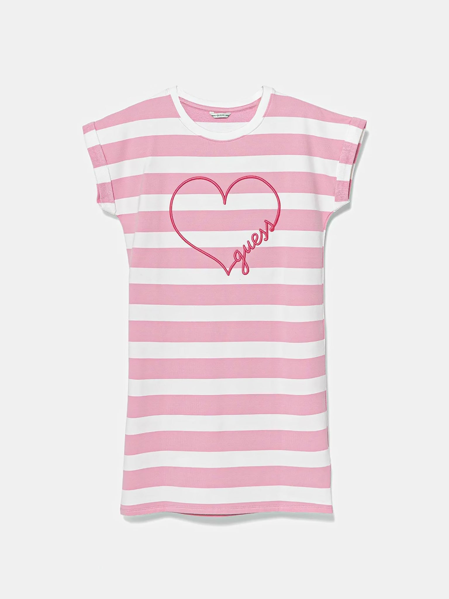 Εφηβικό φόρεμα ριγέ terry dress J5GK33KBOR4F6DS | J5GK33KBOR4F6DS