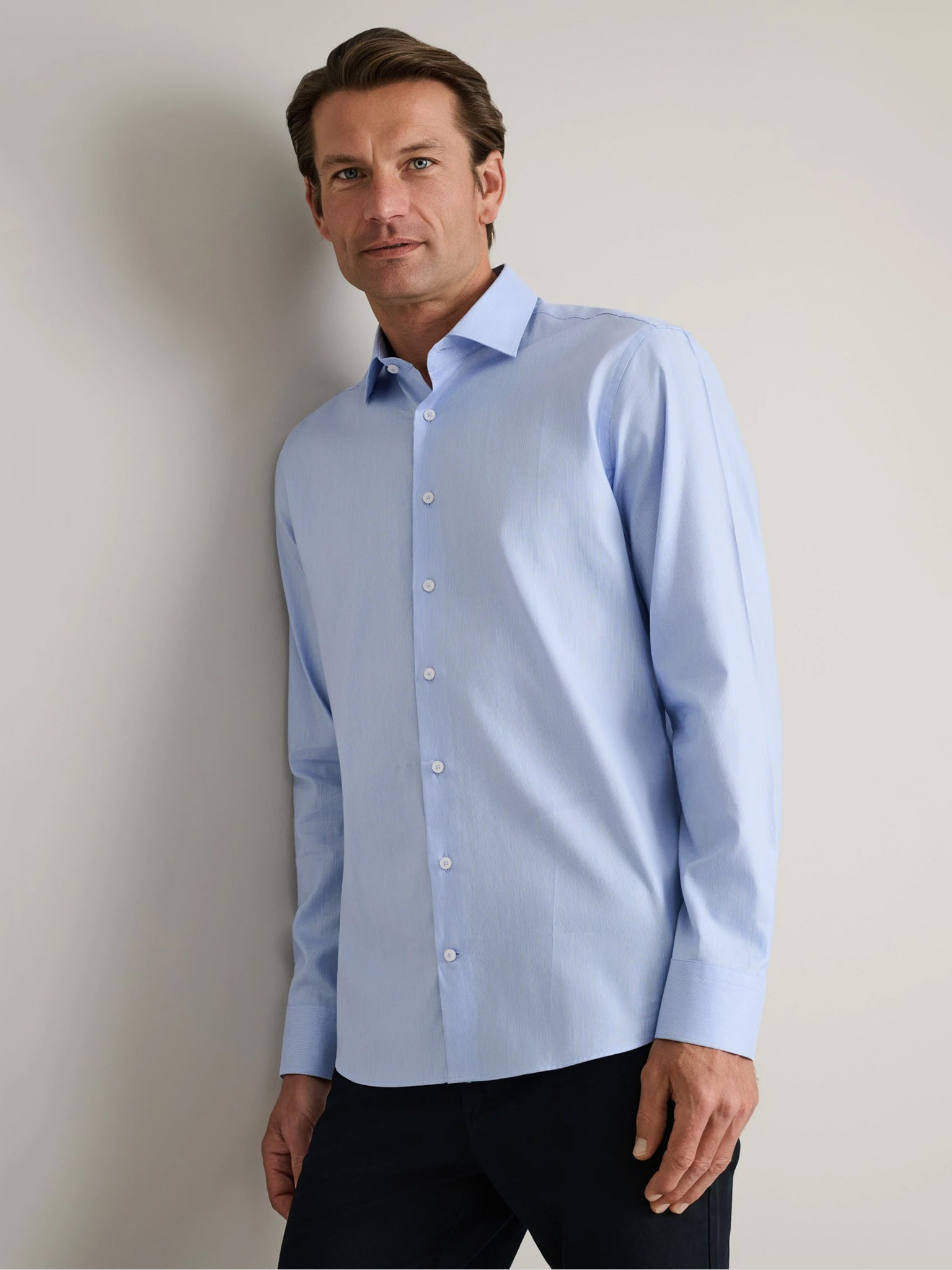 Ανδρικό πουκάμισο deep sky blue 24NG.B386/NGM | 24NG.B386/NGM