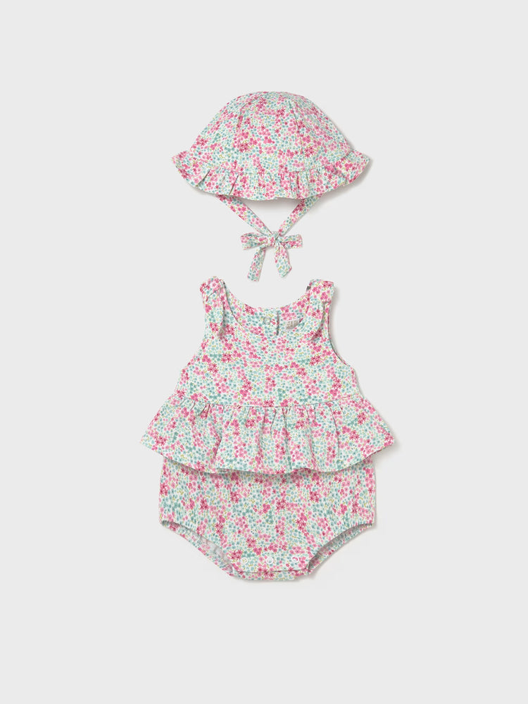 Βρεφικό φορμάκι με καπέλο 26-01632-026 | 26-01632-026