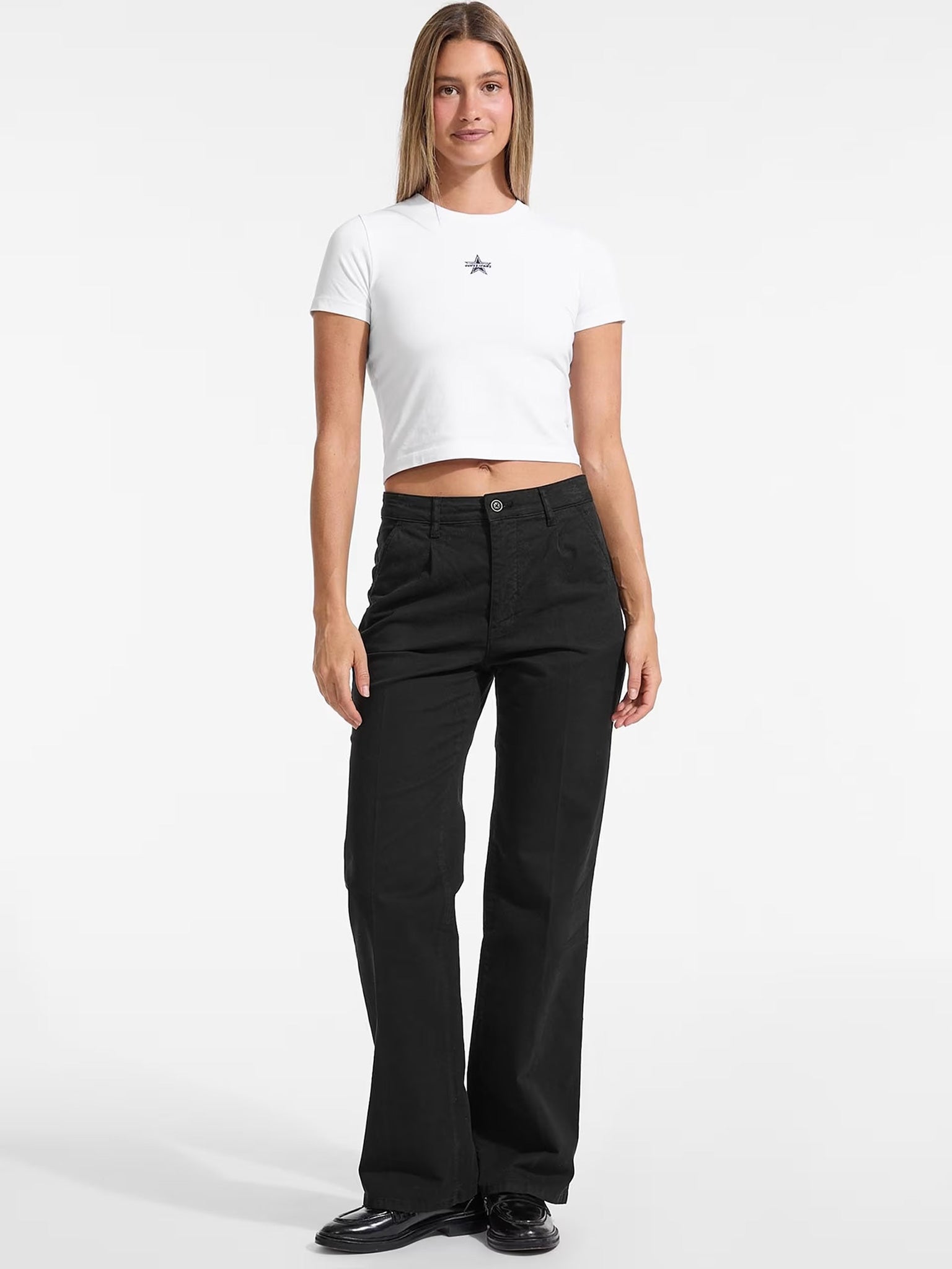 Γυναικείο παντελόνι chino N5BQ12KAD74G7HR | W5GB41WGB51JBLK