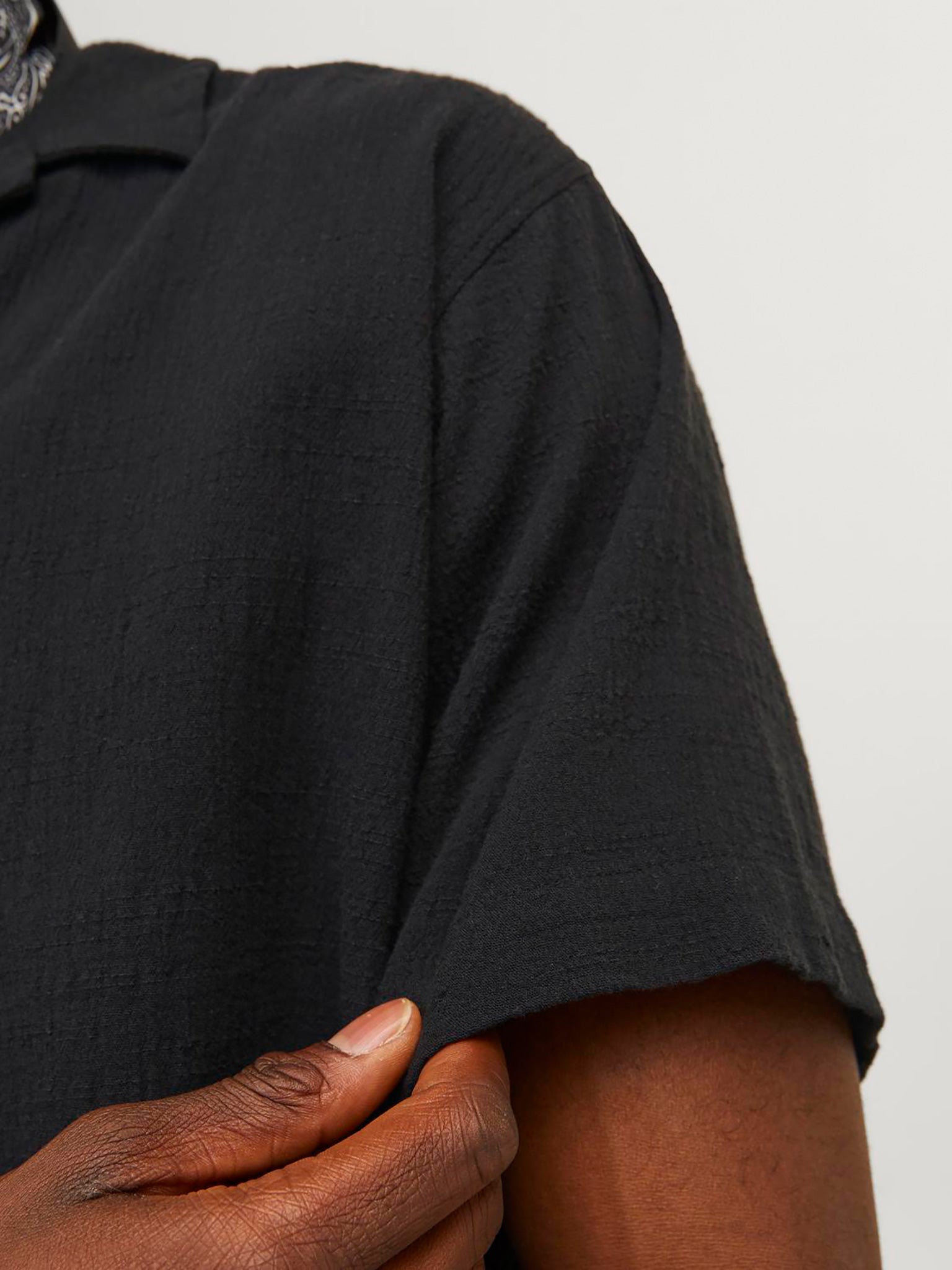 Ανδρικό πουκάμισο γκοφρέ JORLUKE CRINKLE RESORT SHIRT 12255781 | 12255781