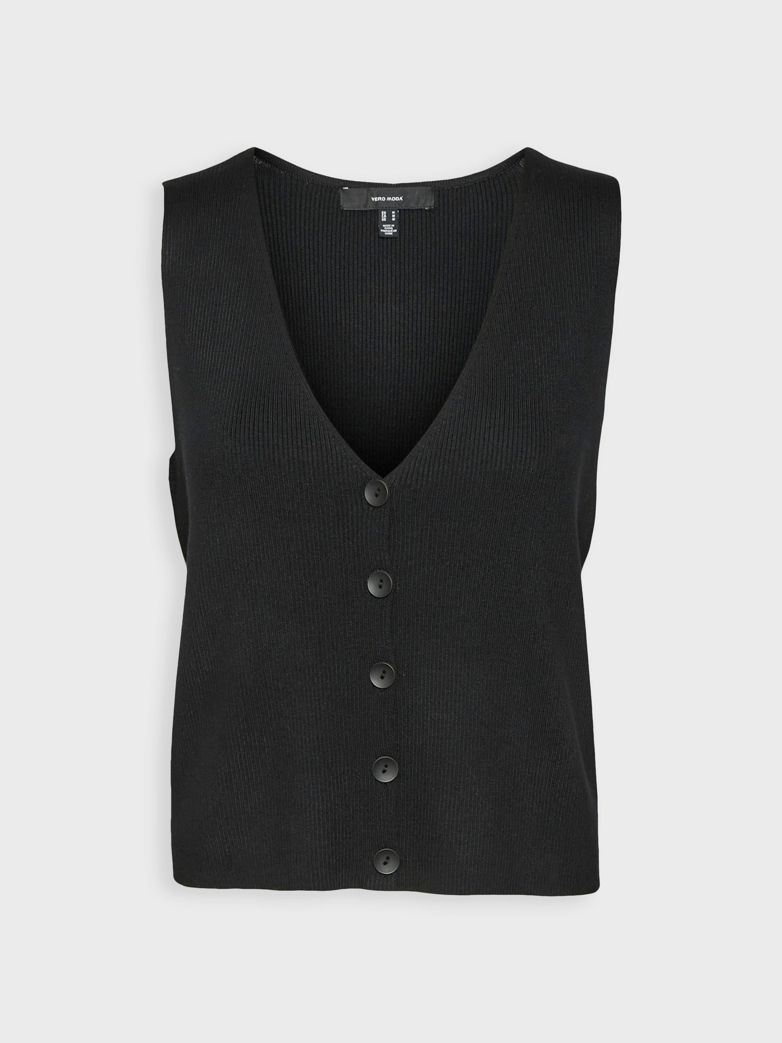 Γυναικείο γιλέκο πλεκτό VMWILLOW SL V-NECK VEST VIP 10321959 | 10321959