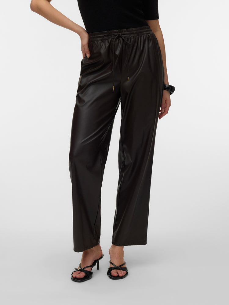 Γυναικείο παντελόνι δερματίνη VMMAKAYLA MW PL PANT WVN BTQ 10352474 | 10352474