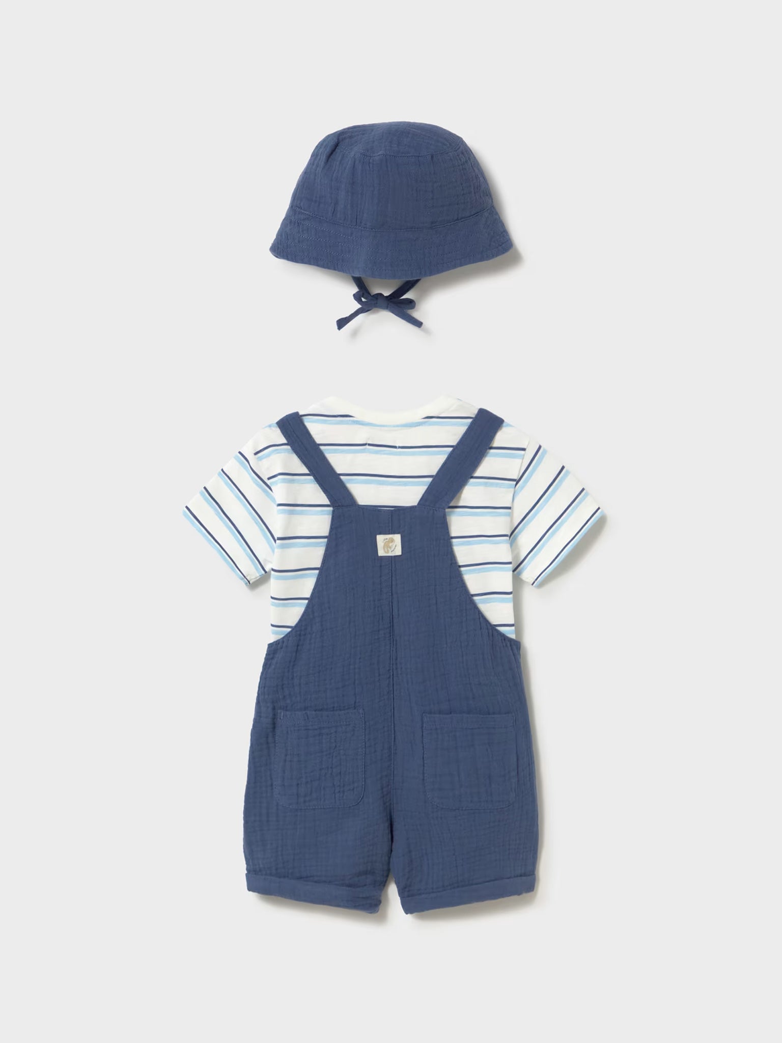 Βρεφικό σύνολο με σαλοπέτα | 26-01663-024