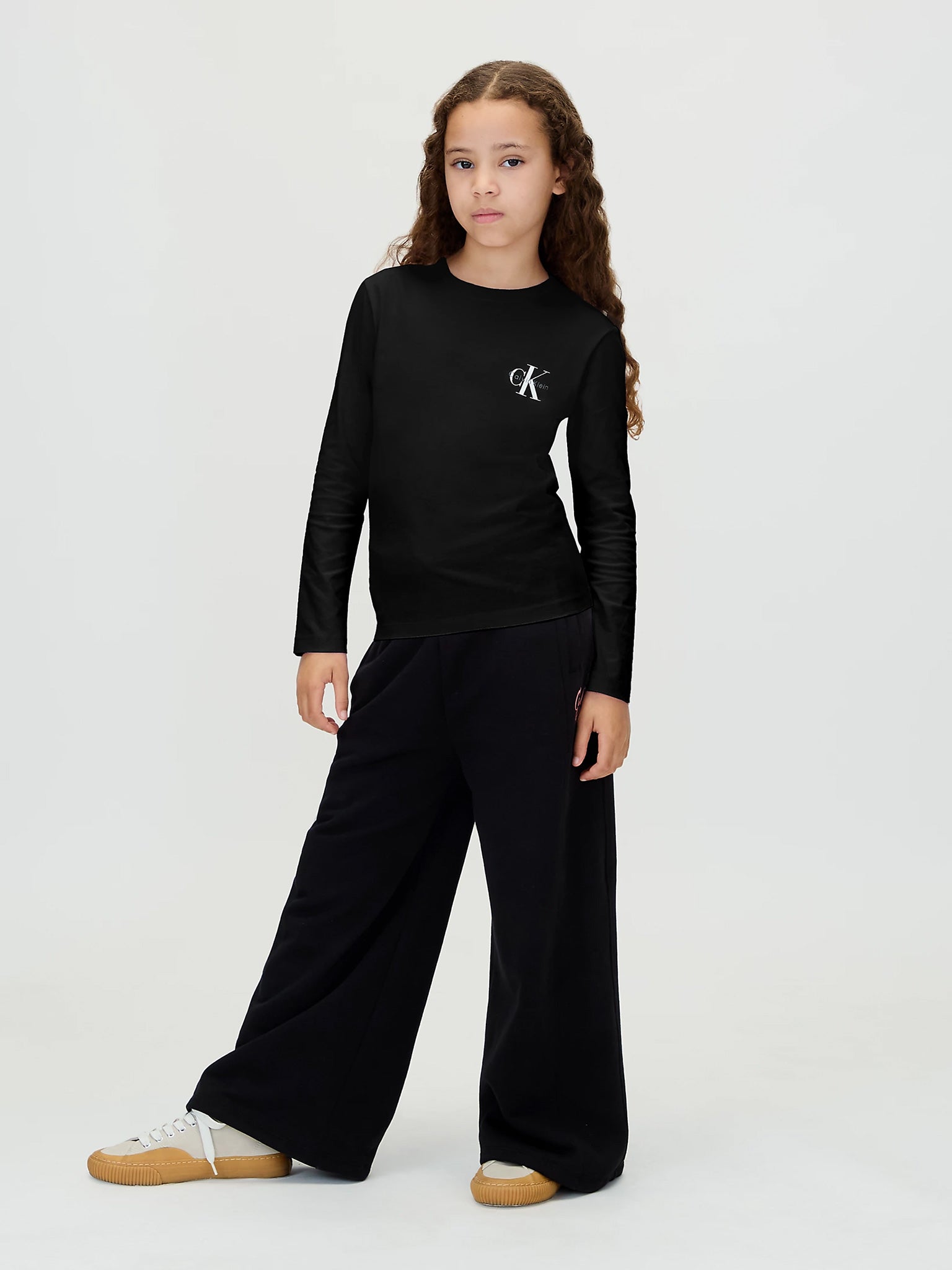 Παιδική μπλούζα μακό CHEST MONOLOGO LS T-SHIRT IU0IU00717BEH | IU0IU00717BEH