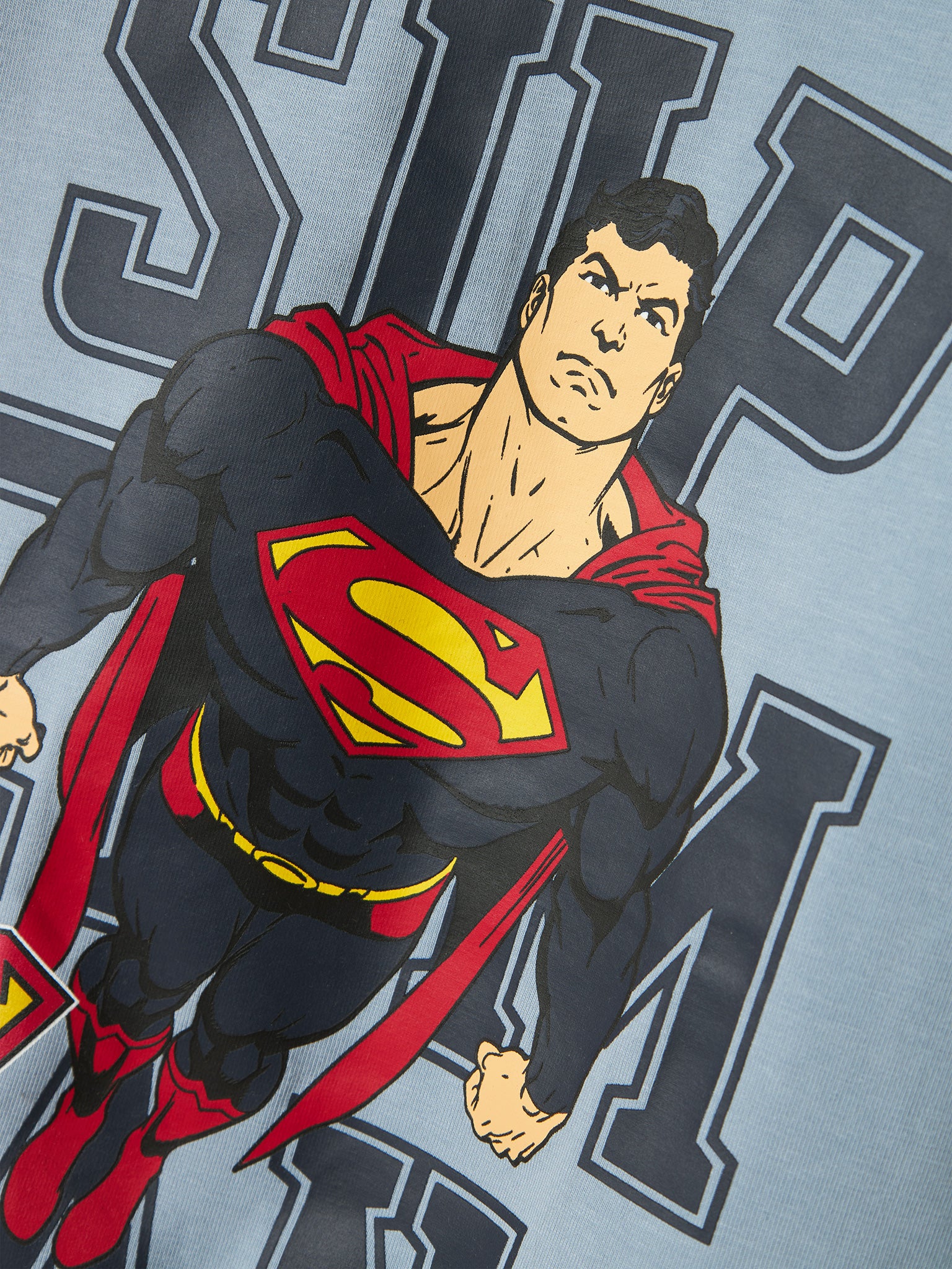 Παιδική μπλούζα μακό NMMJUNES SUPERMAN NREG LS TOP 13244998 | 13244998