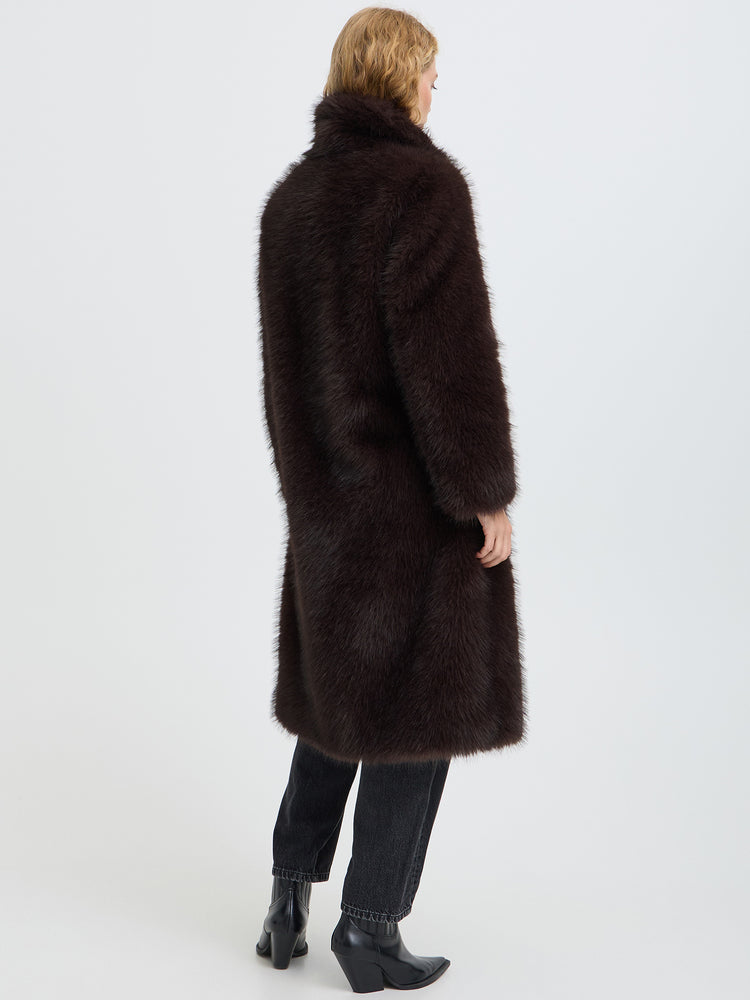 Γυναικεία γούνα BYAKAJA Kåpe Java / Brown 20819785 | 20819785