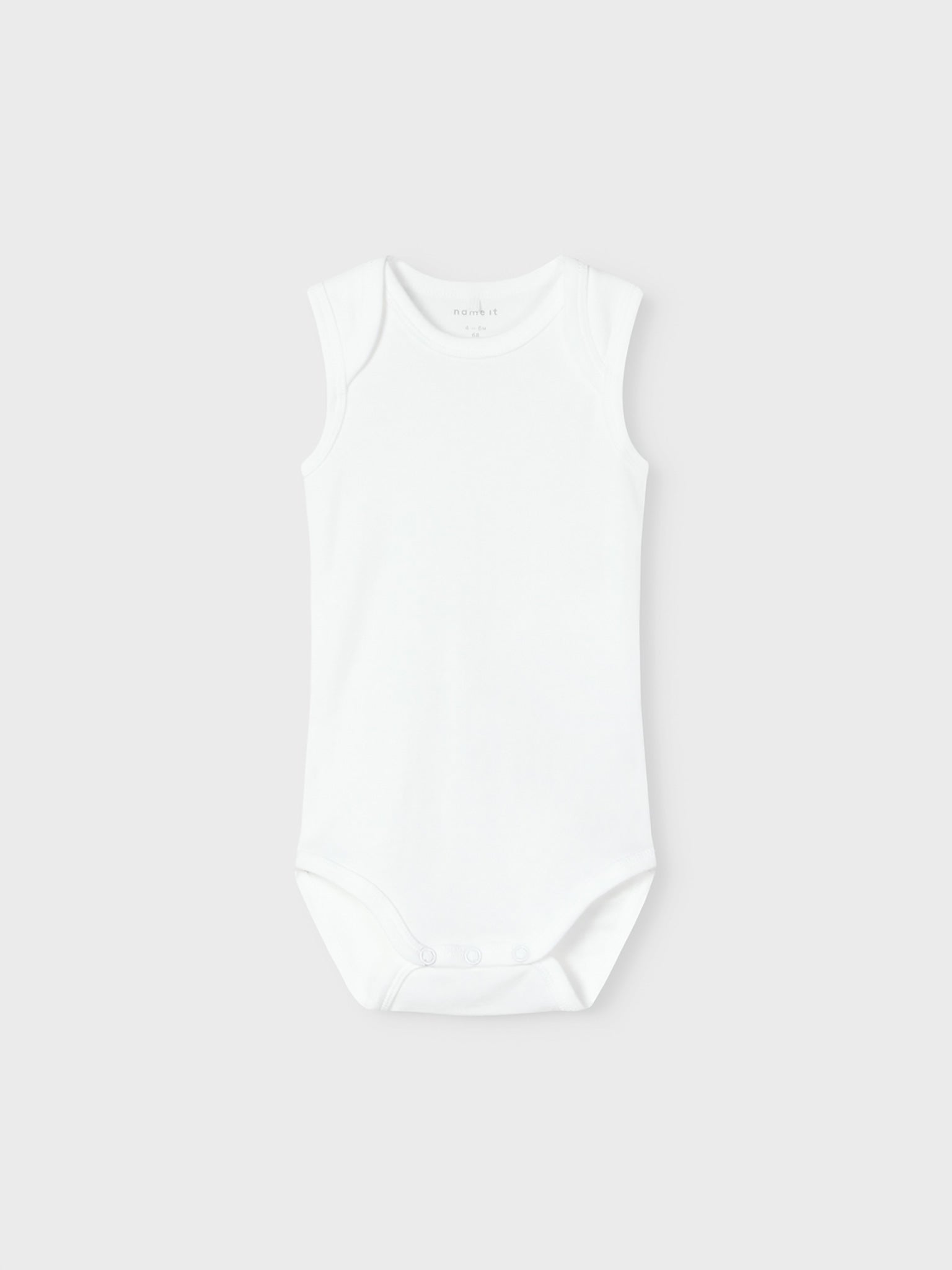 Βρεφικά κορμάκια σετ 3 τεμ NBNBODY 3P TANK SOLID WHITE 3 NOOS 13209201 | 13209201