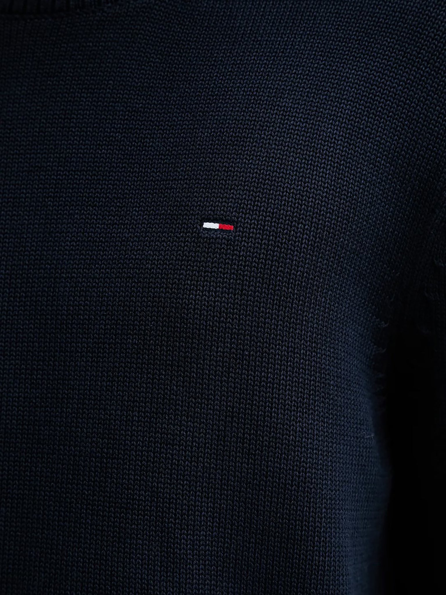 Ανδρική μπλούζα πλεκτή TJM SLIM ESS ROLL NCK SWEAT DM0DM22096C1G | DM0DM22096C1G