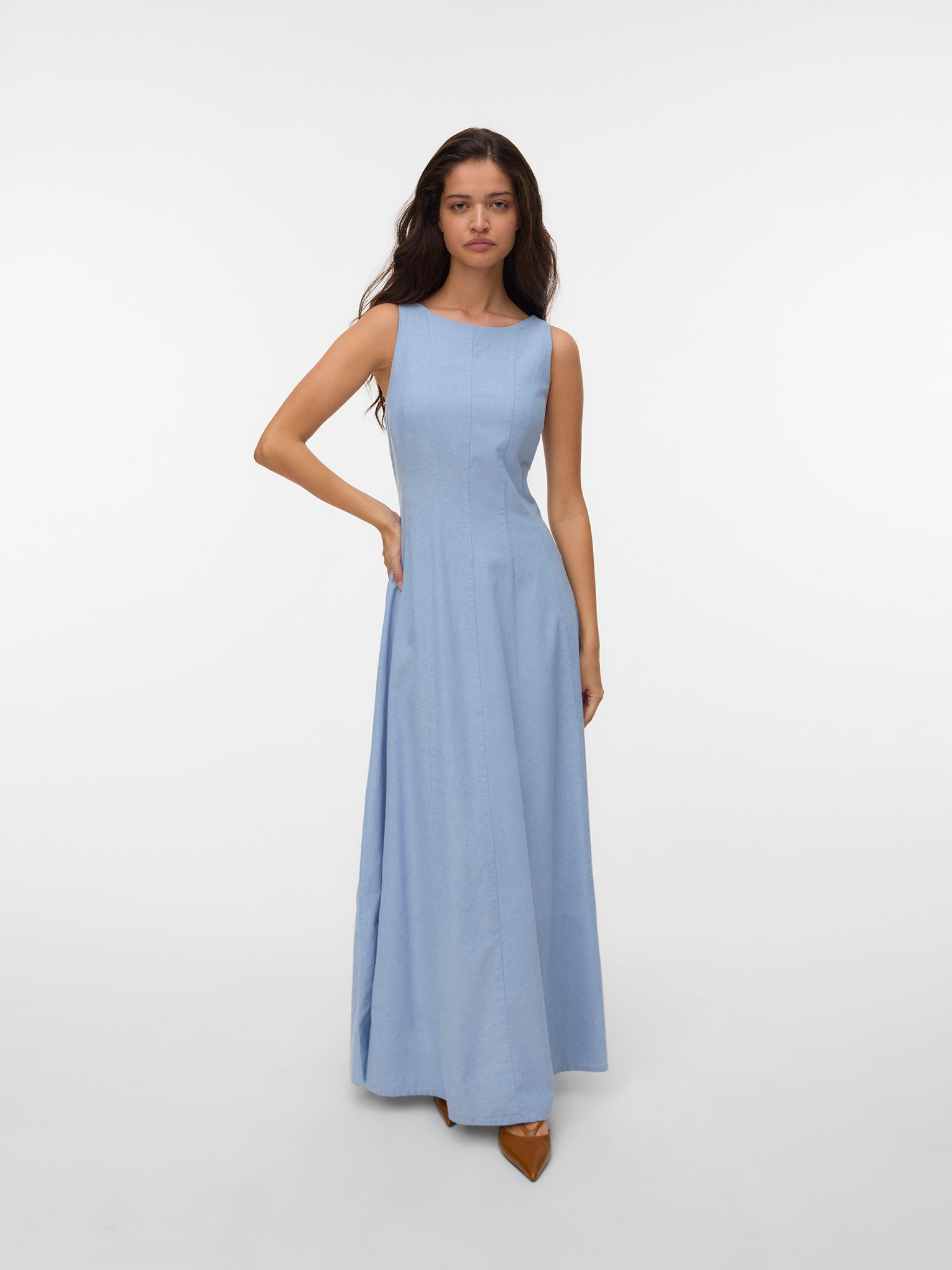Γυναικείο φόρεμα VMNORMA SL MAXI CHAMBRAY DRESS 10346280 | 10346280
