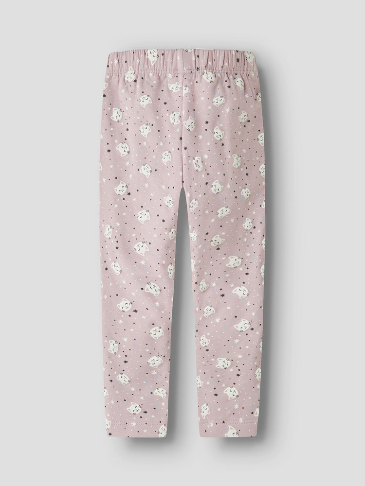 Παιδικό κολάν σταμπωτό Yang Cats NMFDAVINA AOP SWE LEGGING 13234445 | 13234445