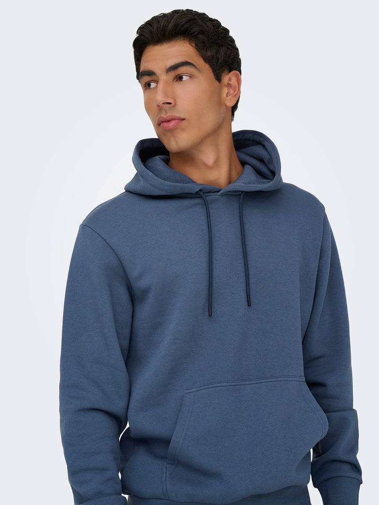 Ανδρική μπλούζα φούτερ (vintage indigo) | 22018685