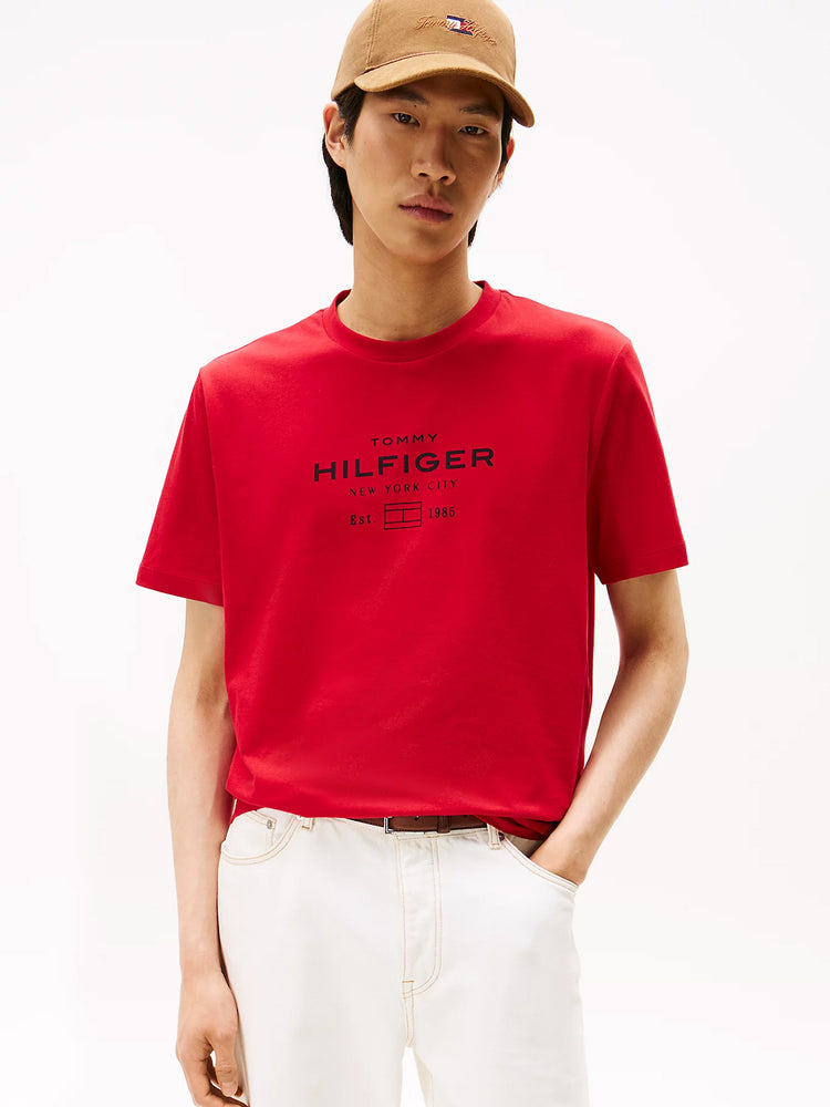 Ανδρικό t-shirt HILFIGER STACK GRAPHIC TEE MW0MW40002XLD | MW0MW40002XLD
