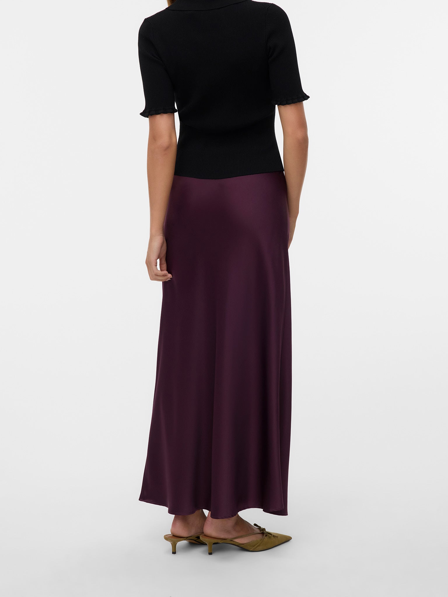 Γυναικεία φούστα σατέν VMMERLE ANKLE SKIRT WVN GA NOOS 10334592 | 10334592