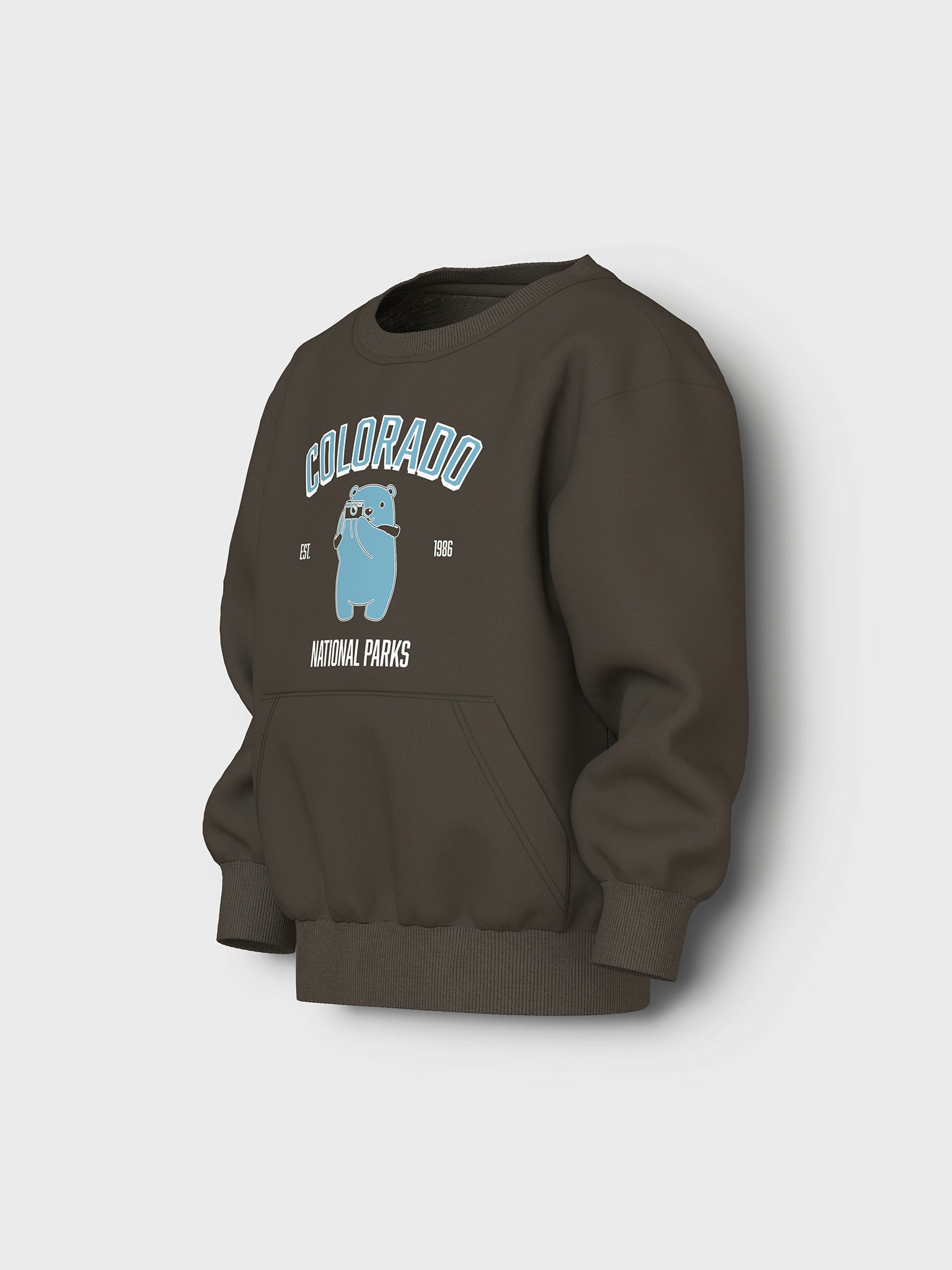 Παιδική μπλούζα φούτερ NMMVODER LS NREG SWEAT BOX UNB 13246353 | 13246353