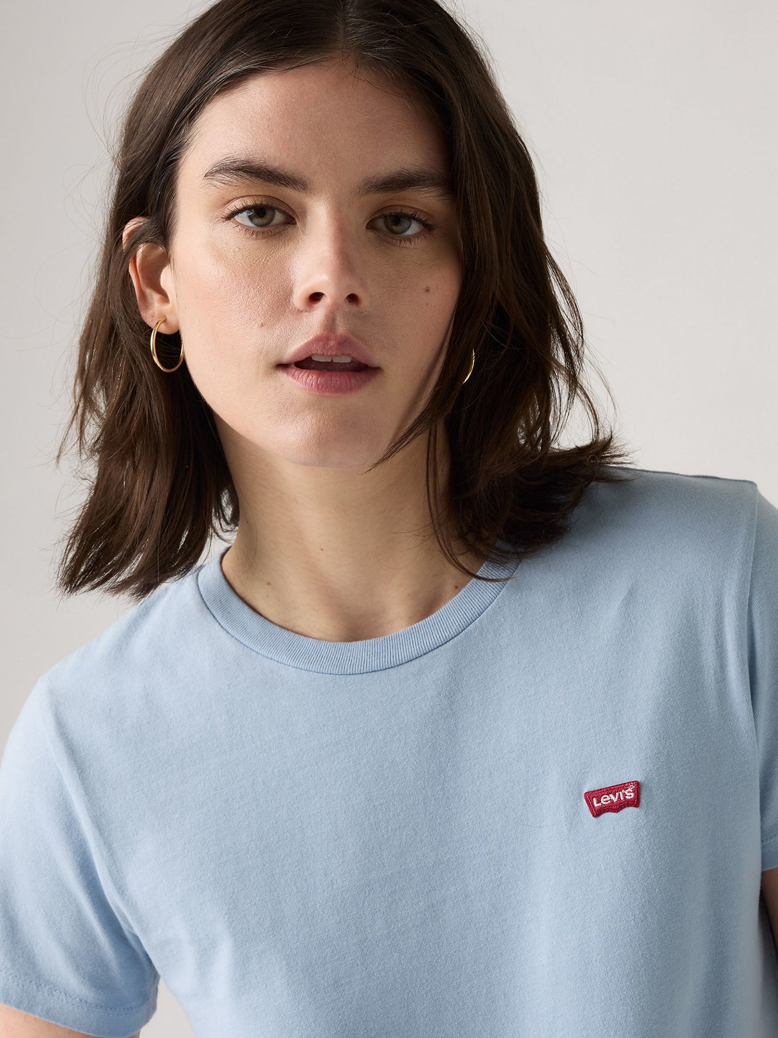 Γυναικείο t-shirt perfect tee chambray blue cotton 391850398 | 391850398