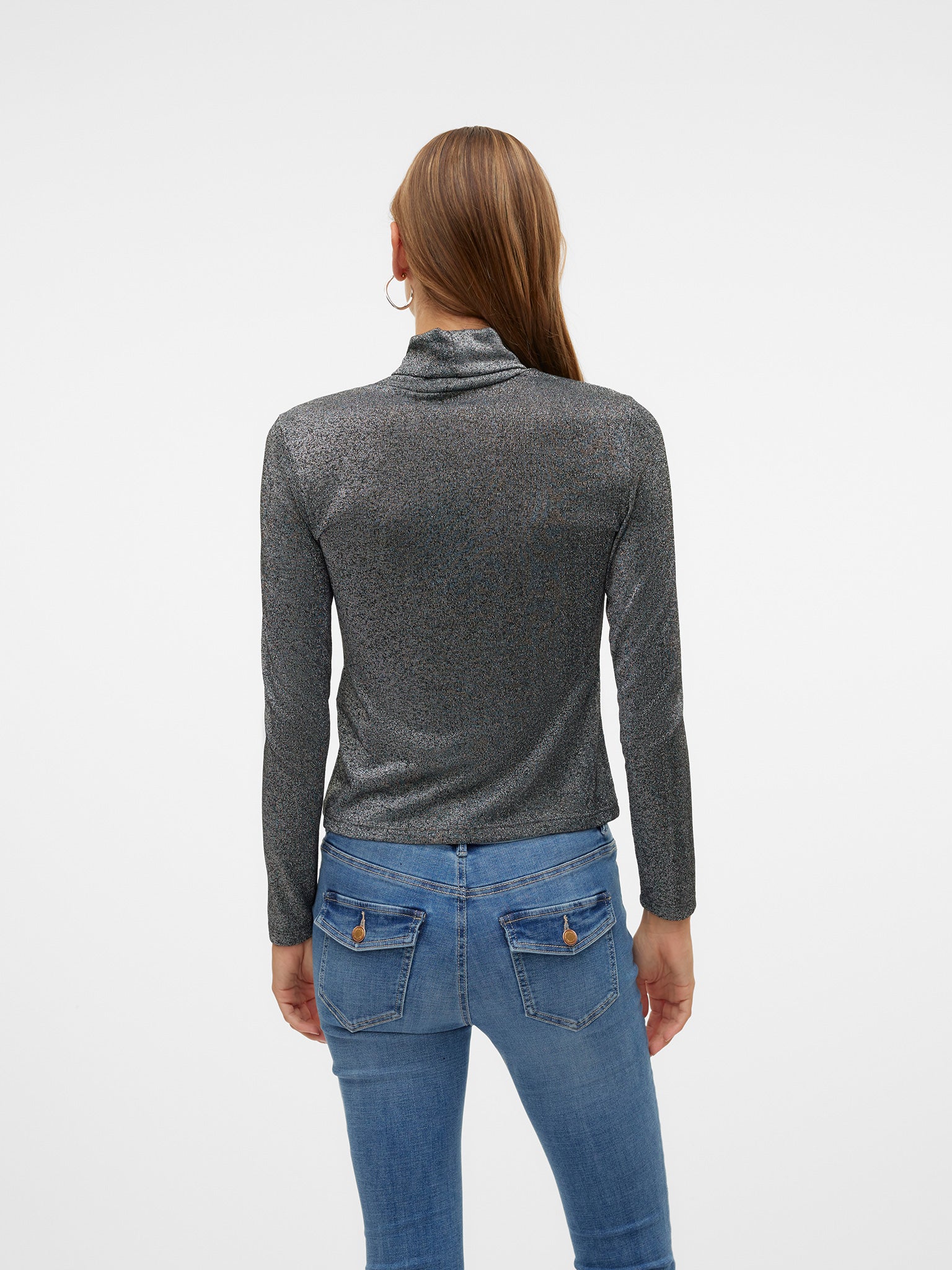 Γυναικεία μπλούζα ζιβάγκο VMSARAH ALBERTE LS ROLLNECK TOP JRS 10319989 | 10319989