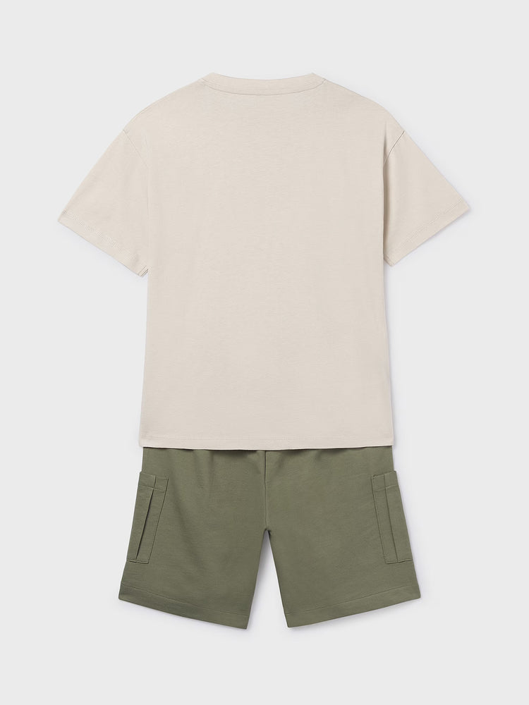 Εφηβικό σύνολο με βερμούδα | 26-06686-034