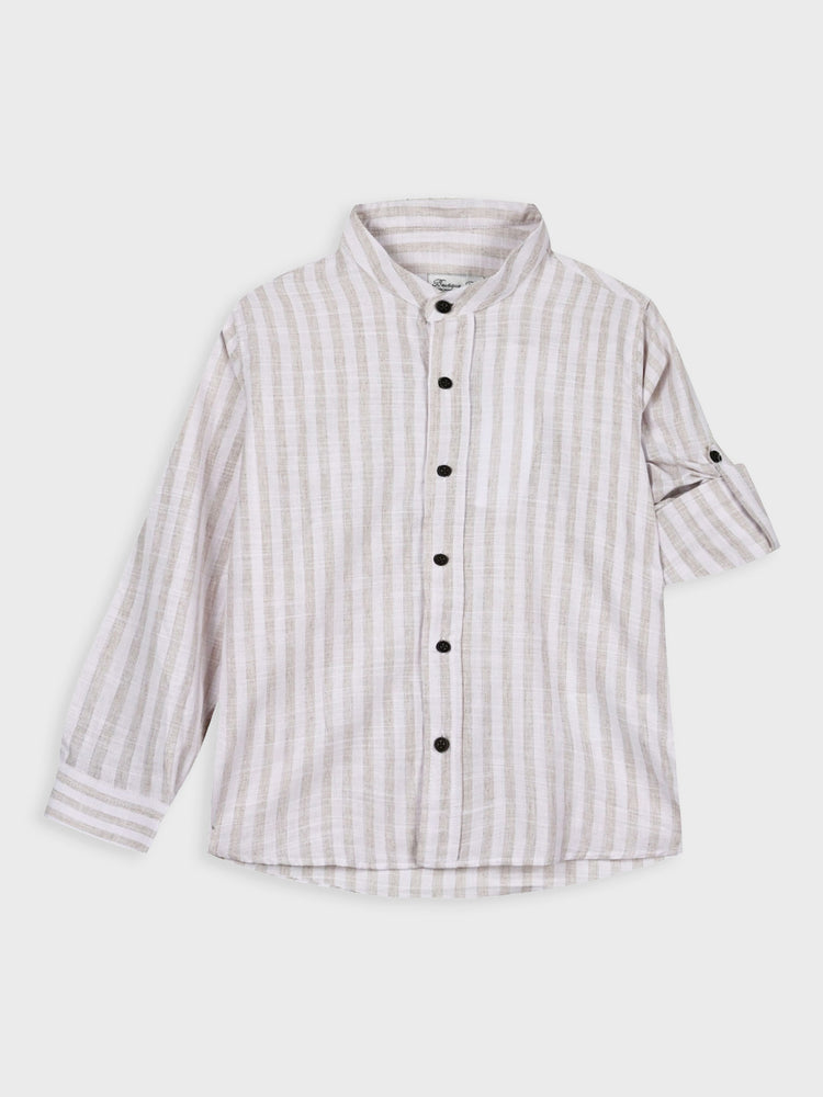 Παιδικό πουκάμισο λινό 42-224193-4 | 42-224193-4