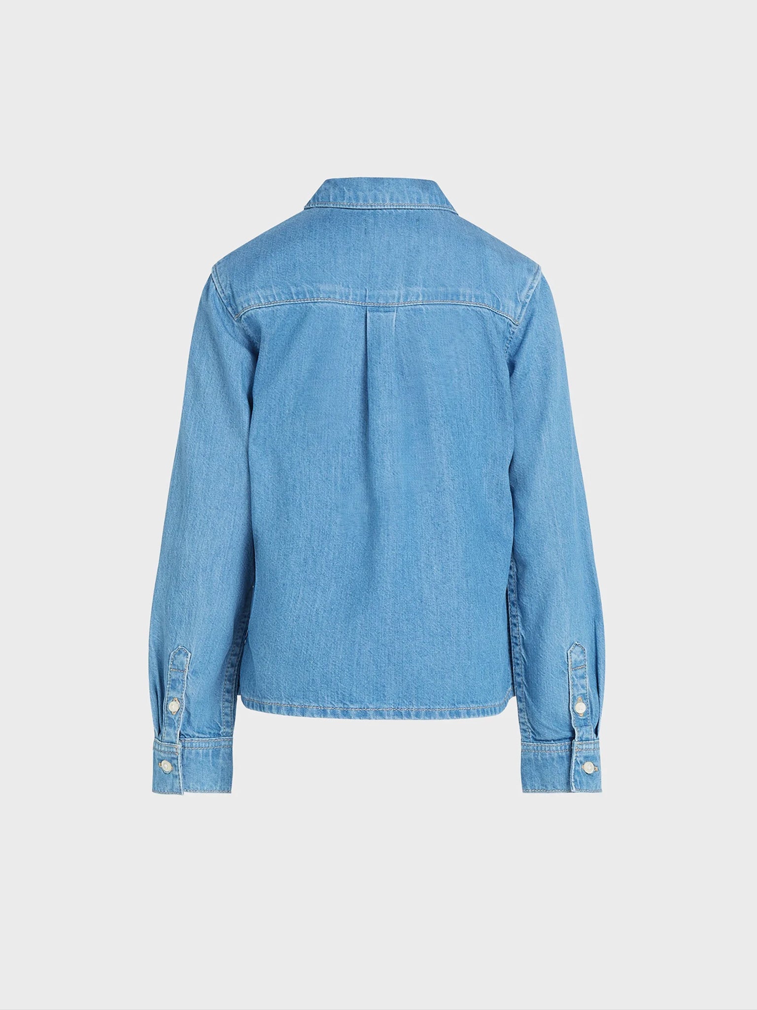Εφηβικό πουκάμισο τζιν REGULAR TENCEL SHIRT LIGHT IB0IB023101A4 | IB0IB023101A4