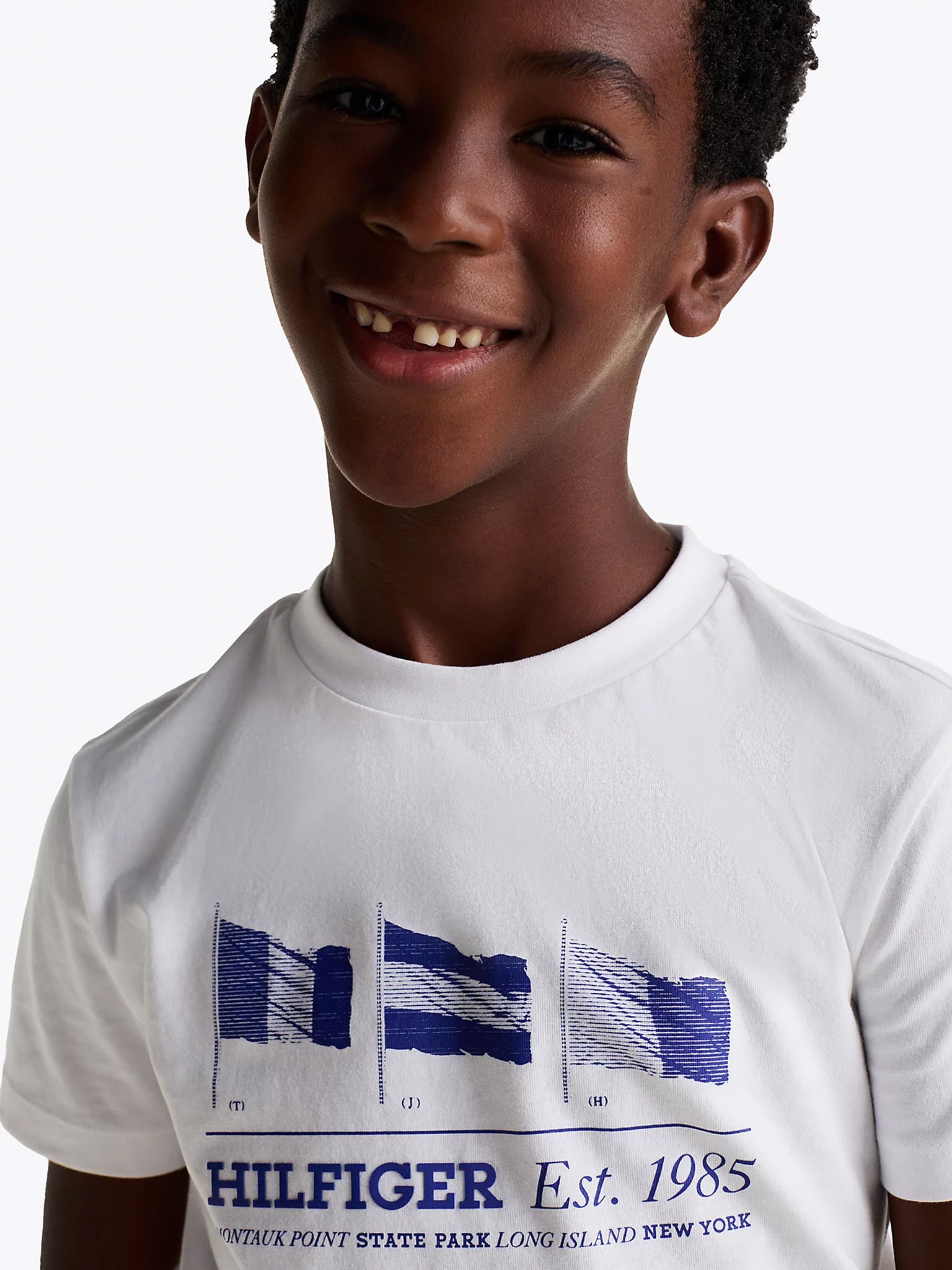 Παιδική μπλούζα WAVING FLAG REG TEE SS KB0KB09350YBR | KB0KB09350YBR