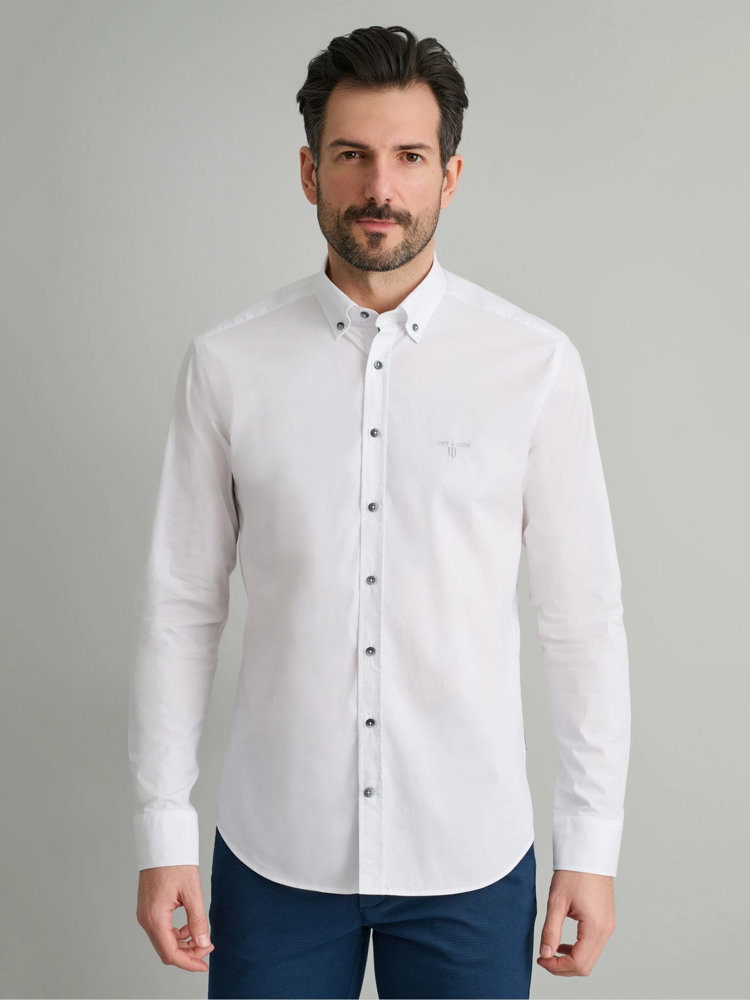 Ανδρικό πουκάμισο μονόχρωμο 24NG.BX145/1Β.2 | 24NG.BX145/1Β.2