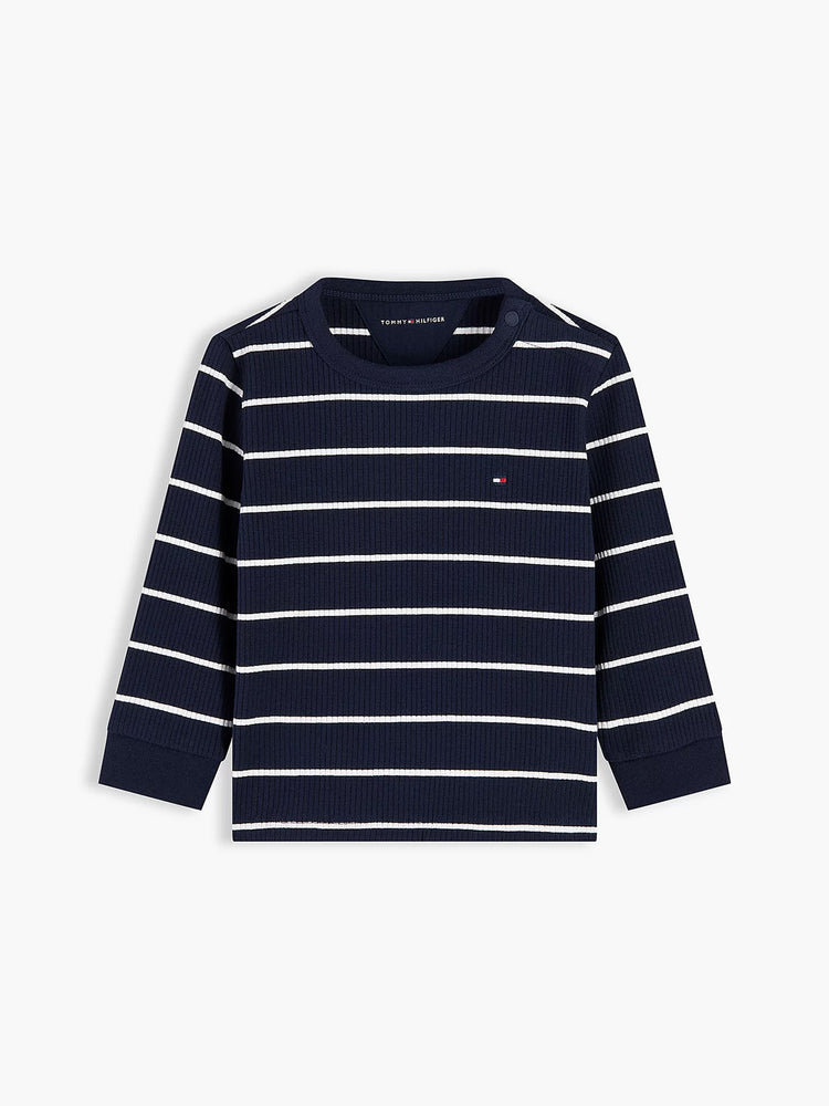 Βρεφική μπλούζα ριπ RIB T-SHIRT LS KN0KN02333C1G | KN0KN02333C1G