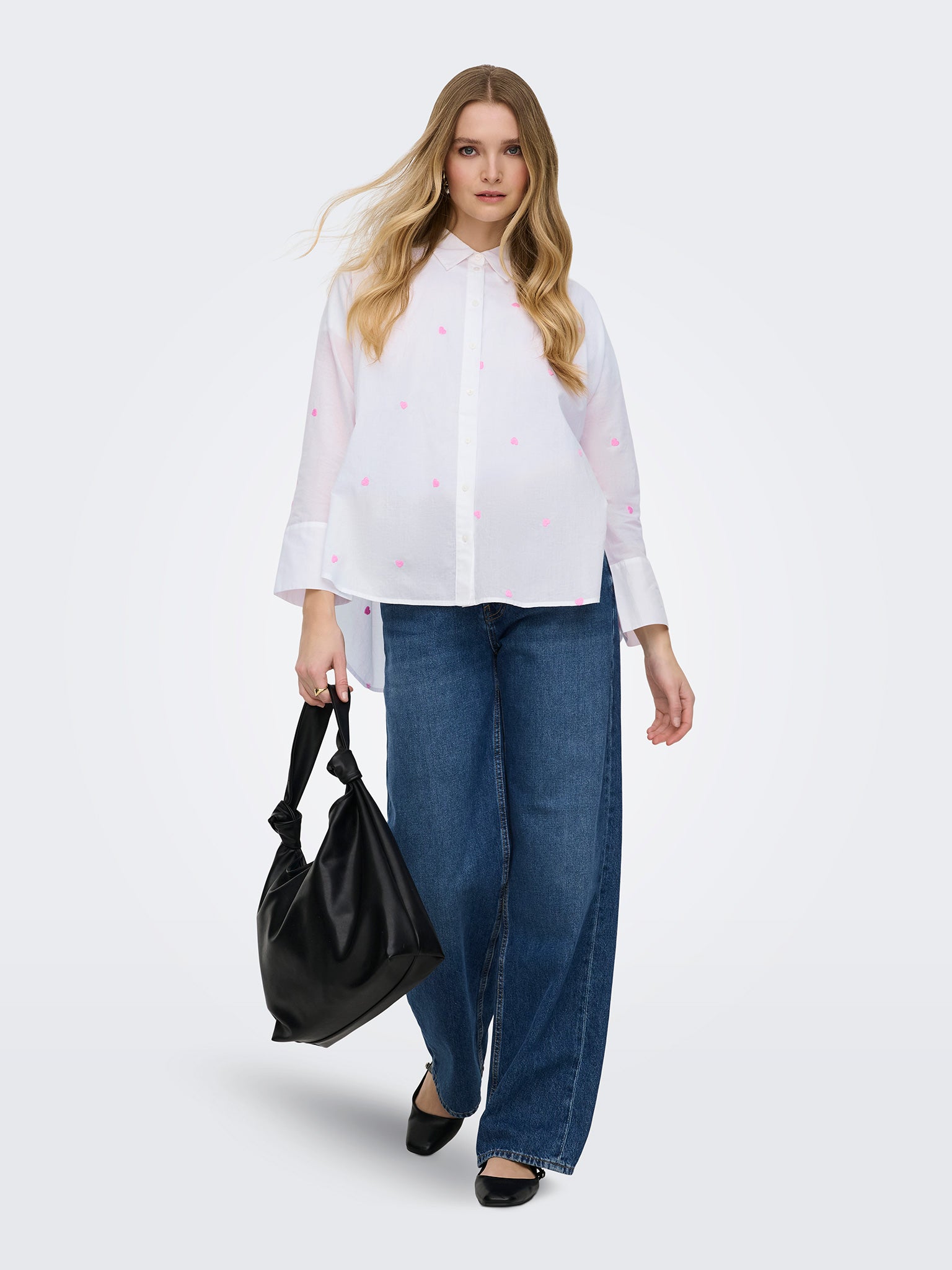 Γυναικείο πουκάμισο pink hearts | 15283743