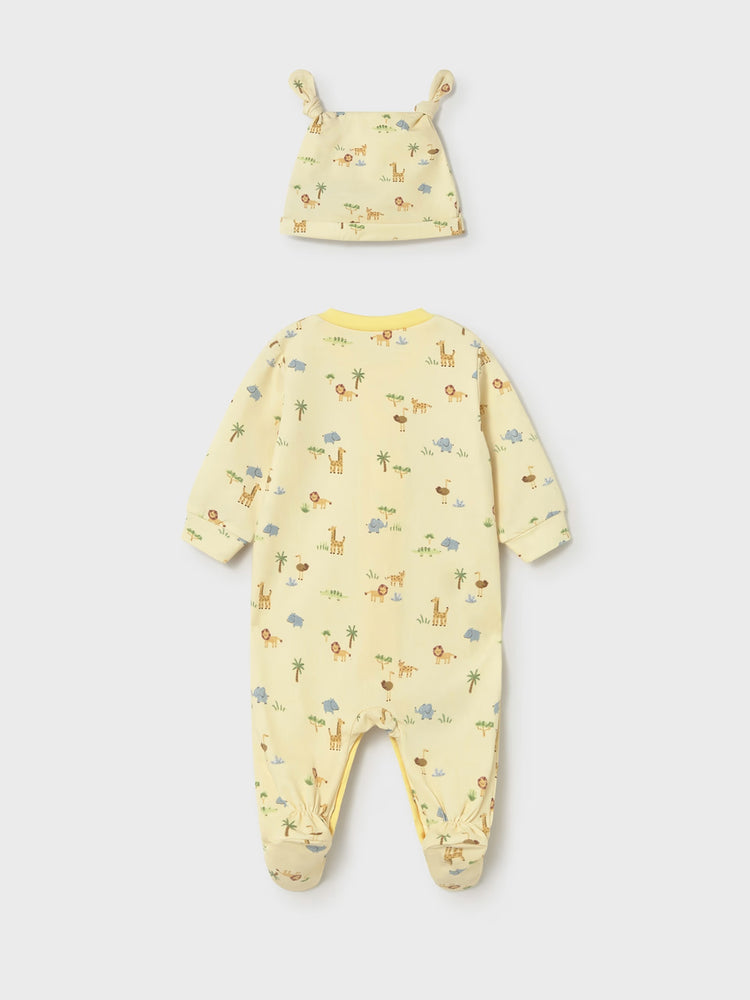 Βρεφικό ολόσωμο φορμάκι με καπέλο | 26-01718-067