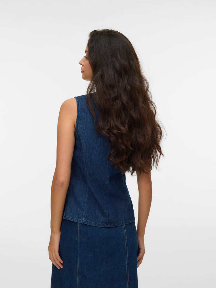 Γυναικείο γιλέκο τζιν VMVITA SL DENIM WAISTCOAT YO3102 10345126 | 10345126