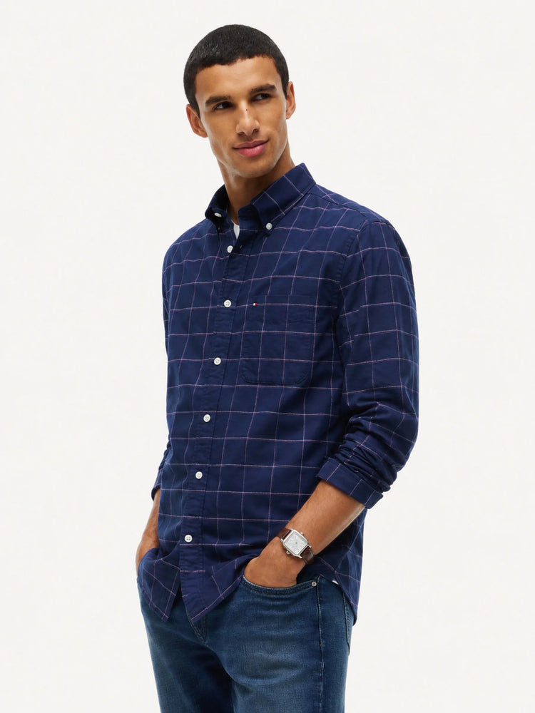 Ανδρικό πουκάμισο καρό Regular Fit Heritage Check Shirt MW0MW445740MS | MW0MW445740MS