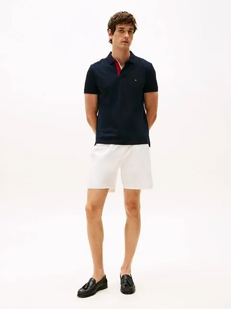 Ανδρικό polo MB CONTRAST COLLAR CUFF REG POLO MW0MW39563DW5 | MW0MW39563DW5