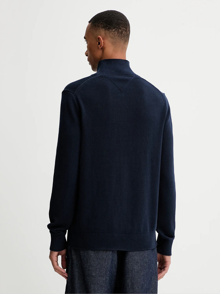 Ανδρική μπλούζα πλεκτή TJM SLIM ESS ROLL NCK SWEAT DM0DM22096C1G | DM0DM22096C1G
