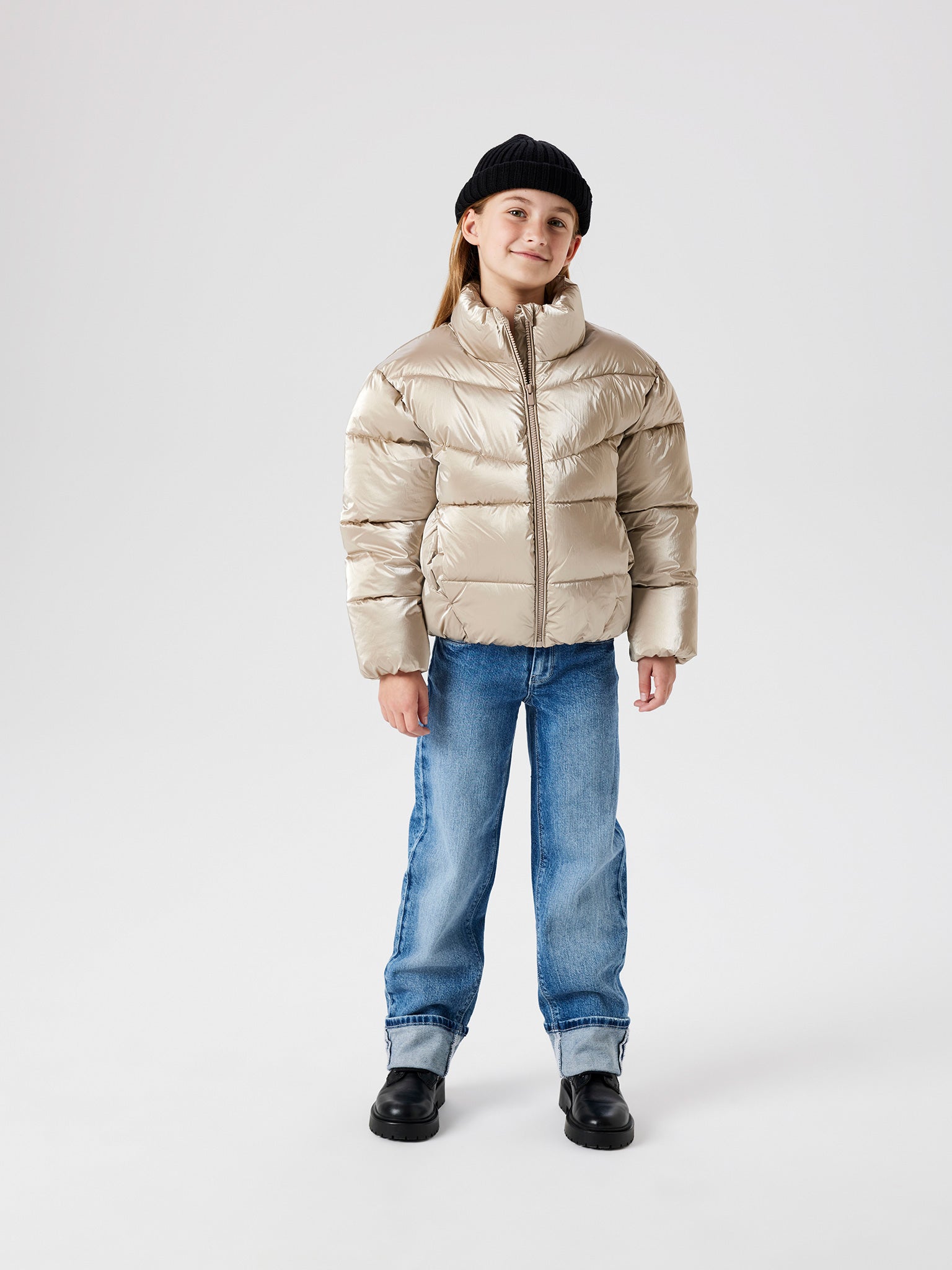 Εφηβικό μπουφάν puffer NKFMANON PUFFER JACKET 13243681 | 13243681