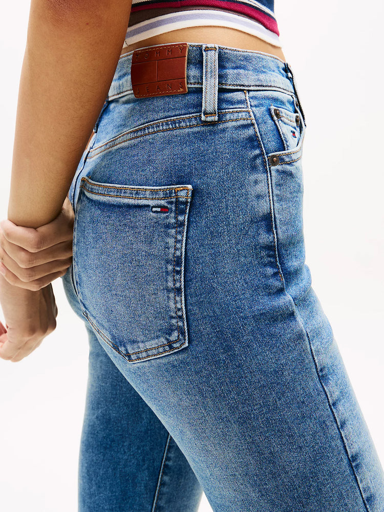 Γυναικείο παντελόνι τζιν καμπάνα SYLVIA HGH FLR BI0234 DW0DW206541A5 | DW0DW206541A5