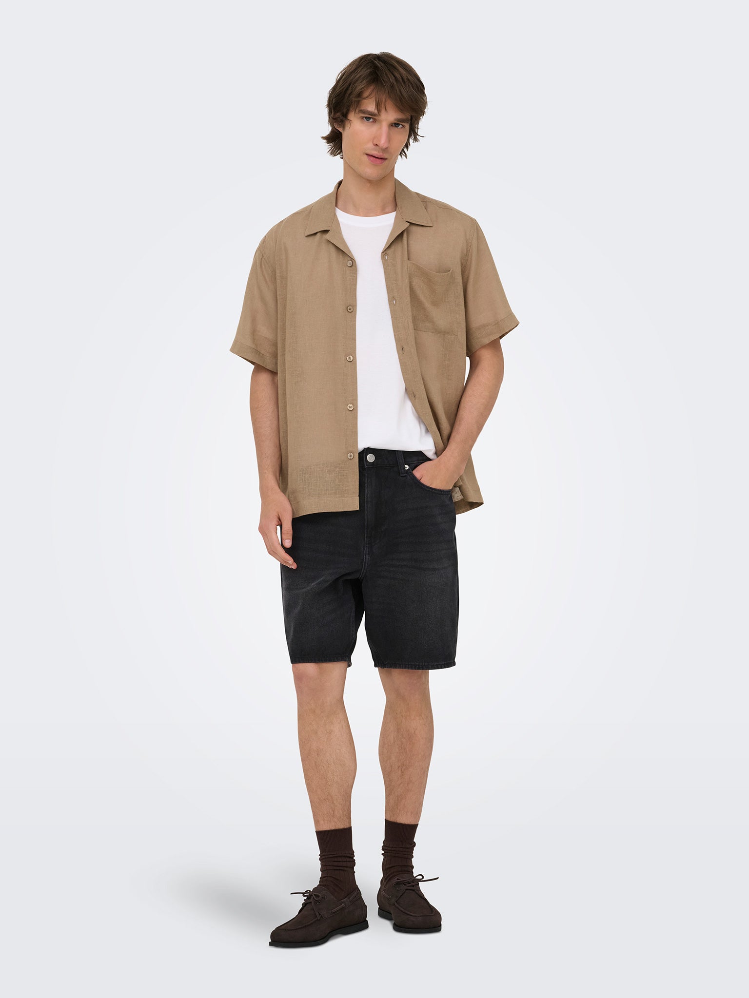 Ανδρική βερμούδα τζιν ONSFADE PIM DNM SHORTS BOX 22036681 | 22036681