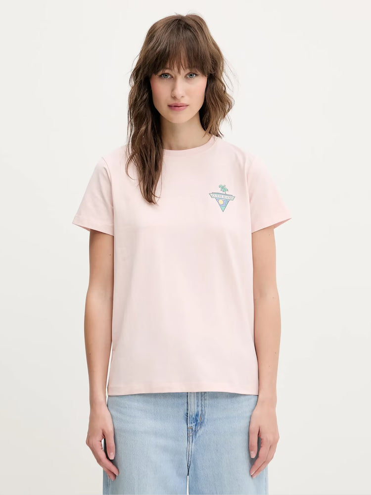 Γυναικείο t-shirt regural triangl - mid organic stretch jersey W5GI25J1314G6R4 | W5GI25J1314G6R4