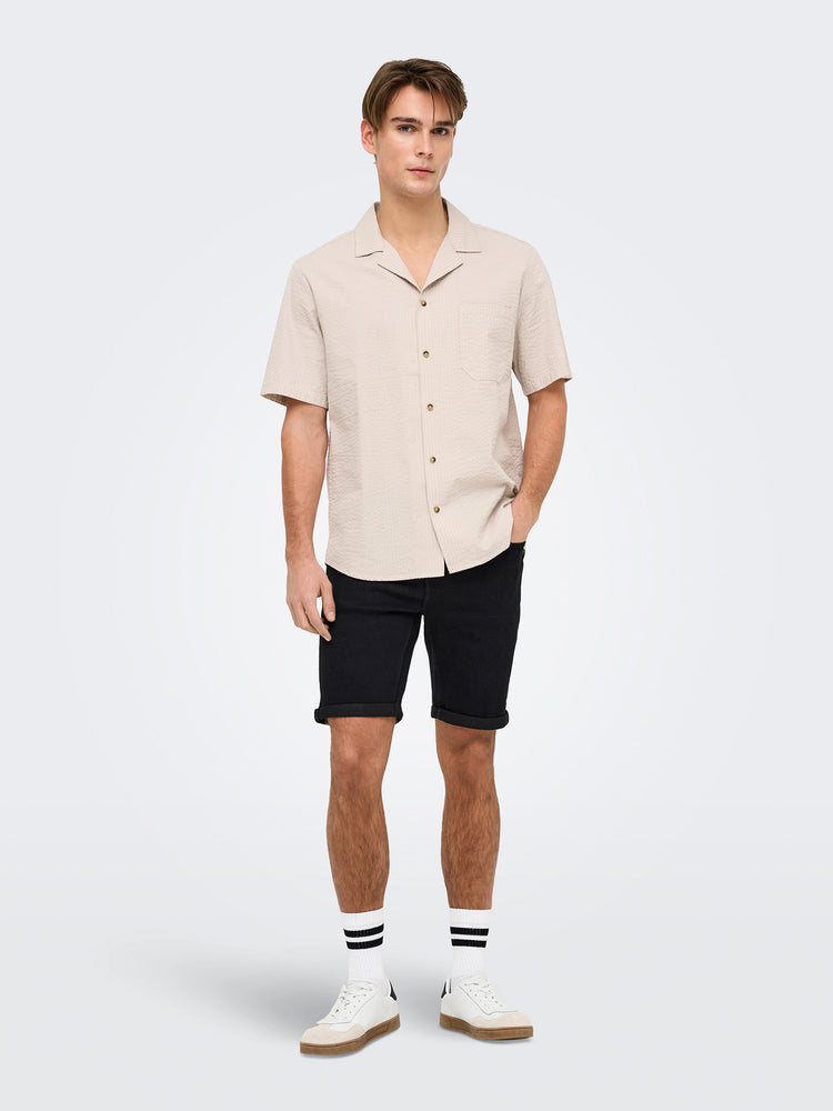 Ανδρική βερμούδα τζιν ONSPLY BLKD 9041 PIM DNM SHORTS NOOS 22029041 | 22029041