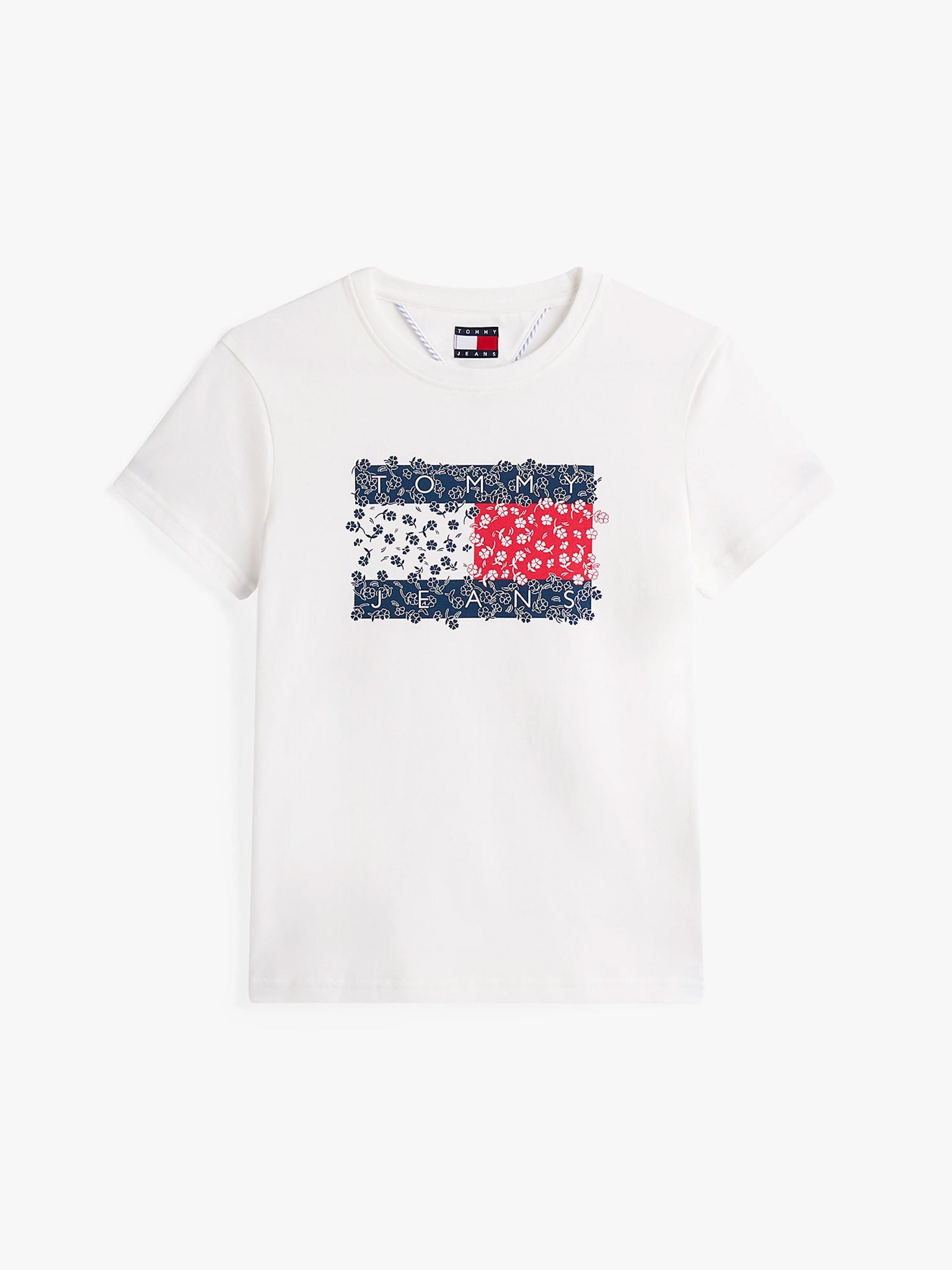 Γυναικείο t-shirt TJW REG FLORAL FLAG TEE DW0DW20897YBL | DW0DW20897YBL