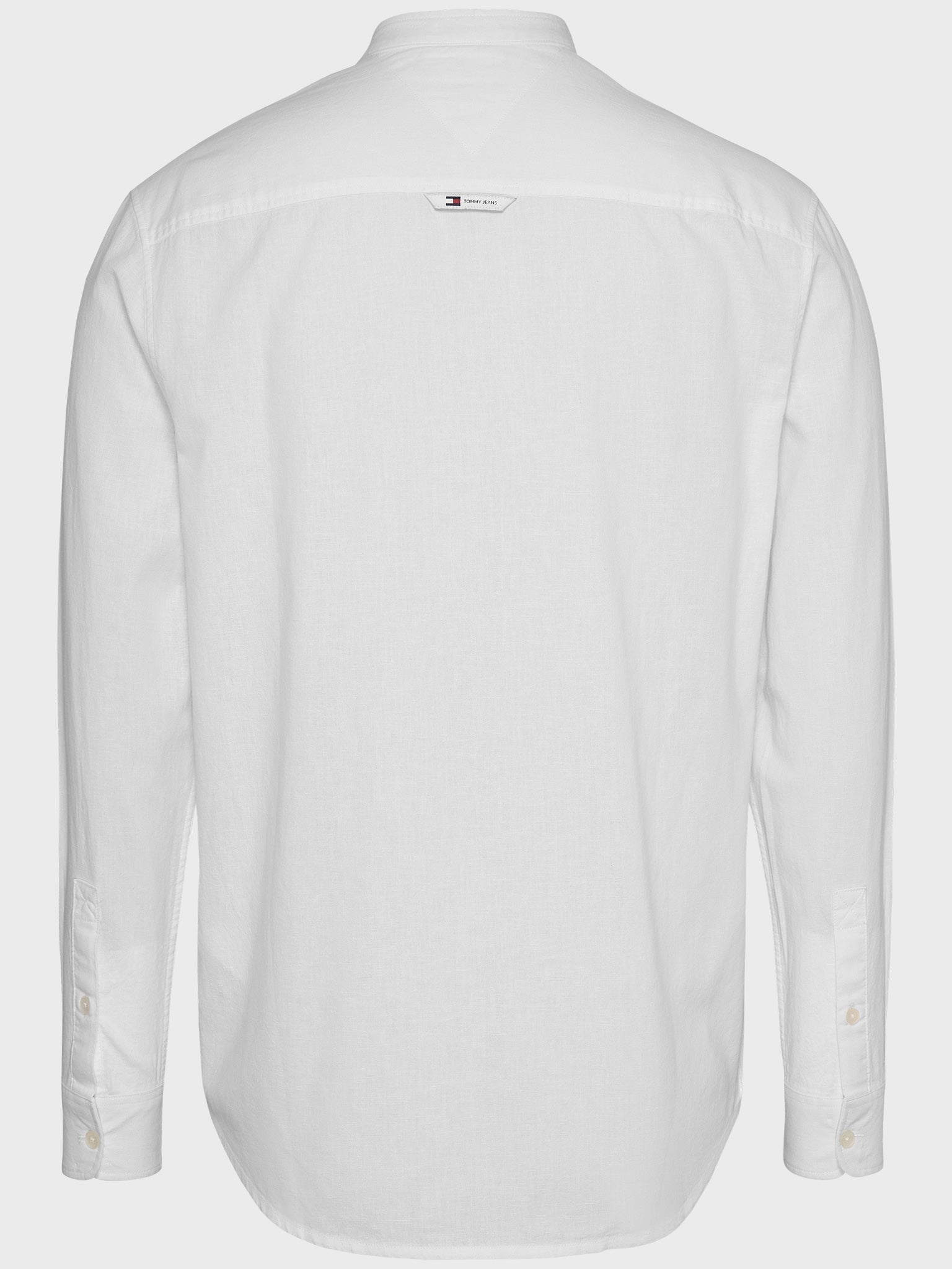 Ανδρικό πουκάμισο λινό TJM REG MAO LINEN BLEND SHIRT DM0DM18964YBR | DM0DM18964YBR