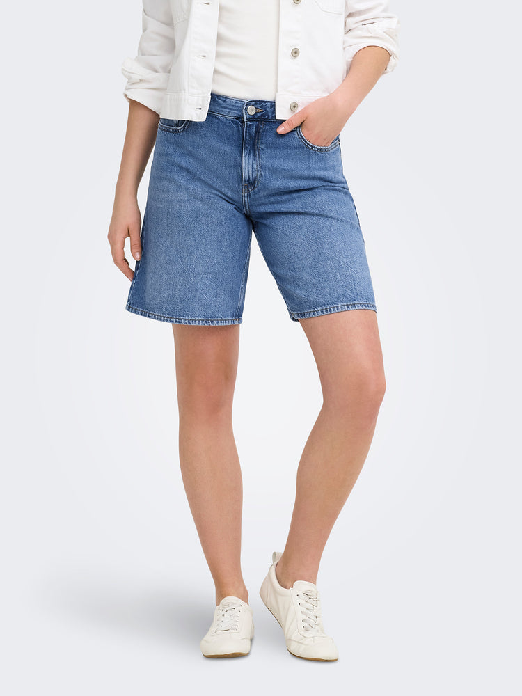 Γυναικείο σορτς τζιν medium Blue ONLLUMI MW MOM SHORTS DNM 15344963 | 15344963