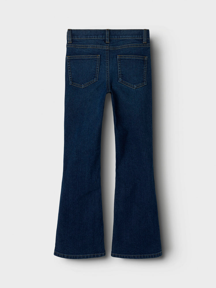 Εφηβικό παντελόνι τζιν dark blue NKFPOLLY BOOTCUT JEANS 8808-DT 13244344 | 13244344