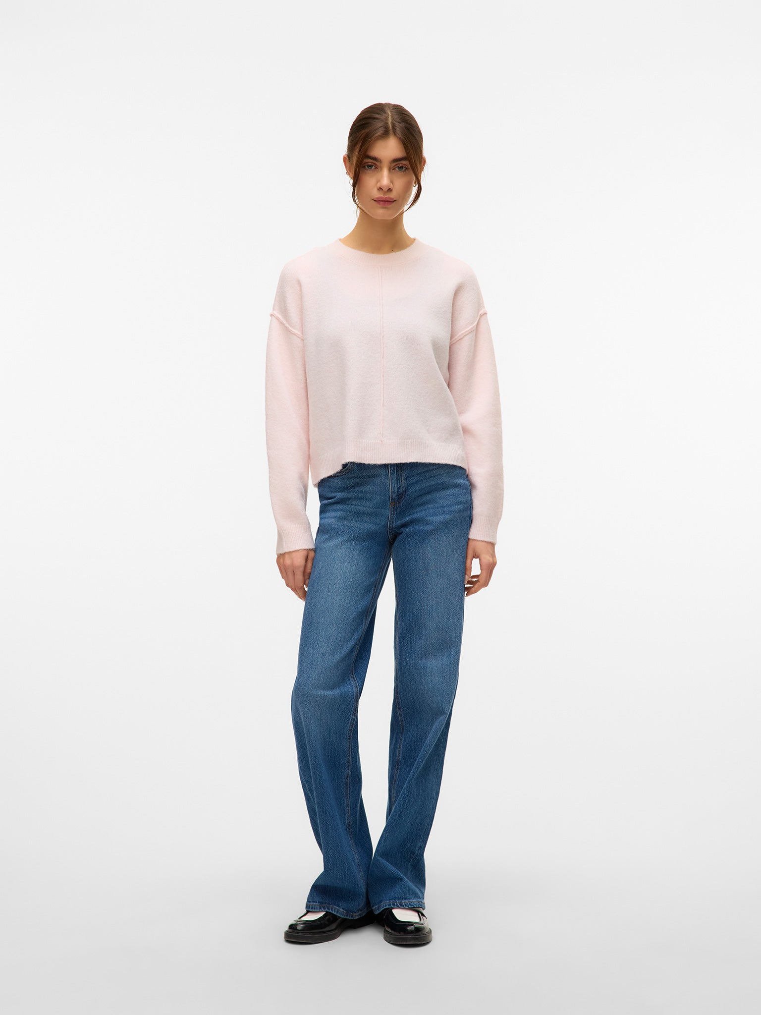 Γυναικεία μπλούζα πλεκτή VMBESTI LS O-NECK PULLOVER 10331558 | 10331558