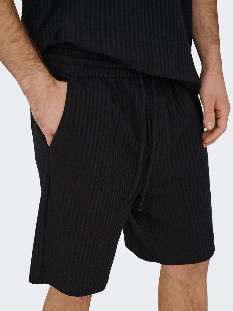 Ανδρική βερμούδα ONSAUSTIN WIDE SEERSUCKER S SHORTS 22038192 | 22038192
