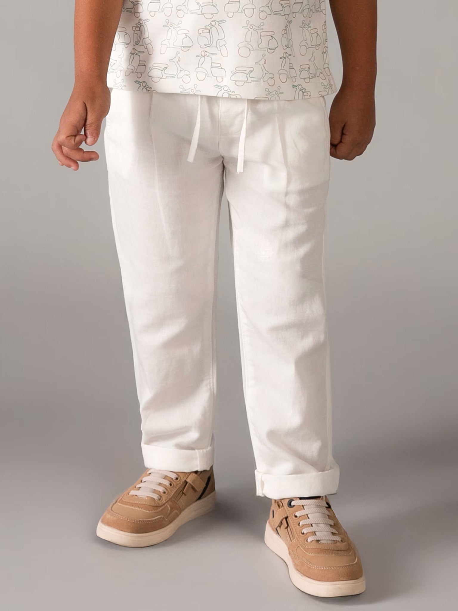 Παιδικό παντελόνι λινό | 26-03576-071