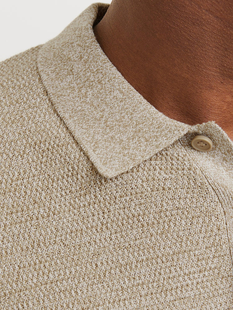 Ανδρικό polo πλεκτό JJEGEORGE KNIT POLO SS SN 12268281 | 12268281