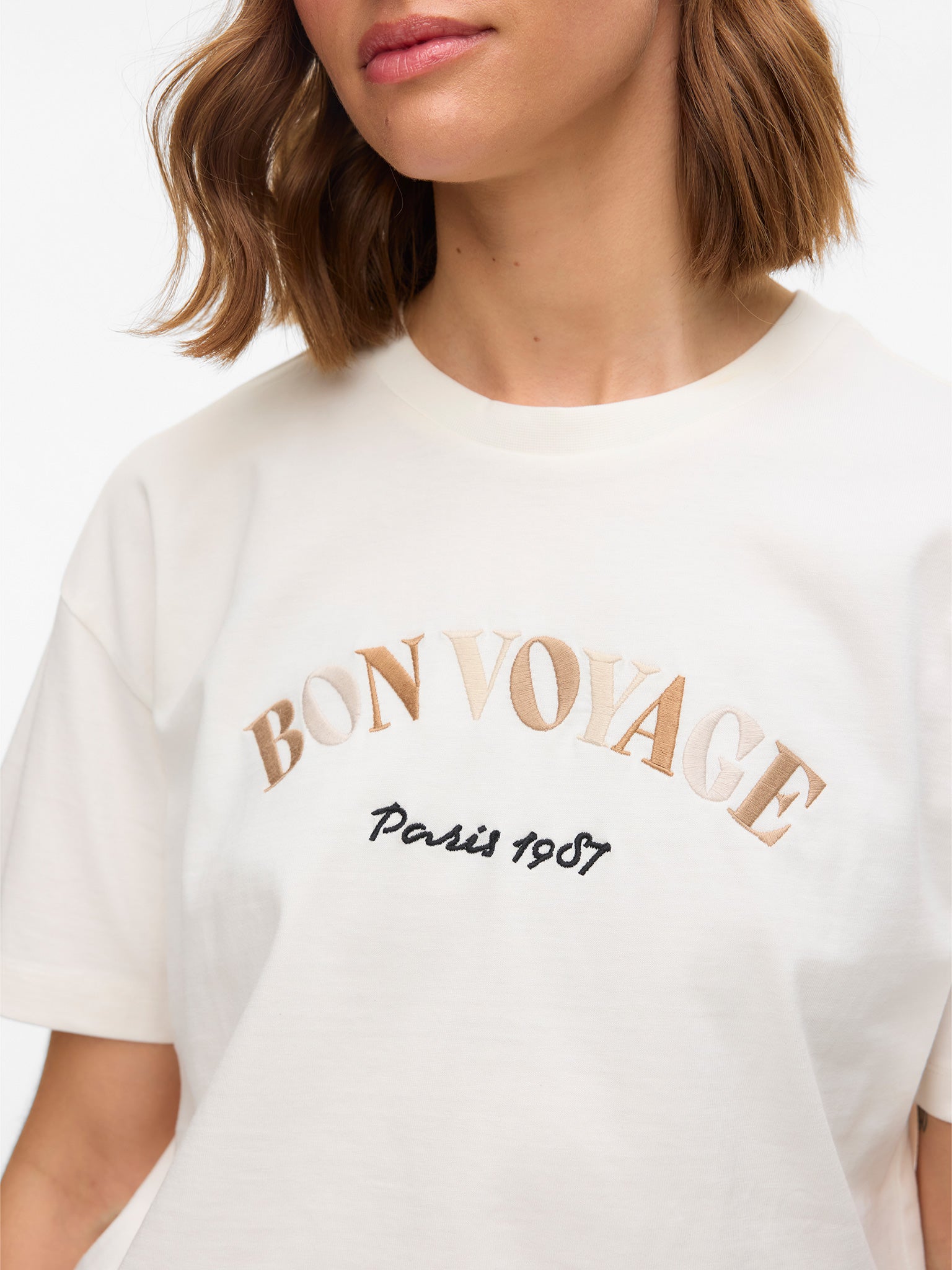 Γυναικείο t-shirt Bon Voyage VMSARA MIA SS TOP BOX JRS SPE 10325349 | 10325349