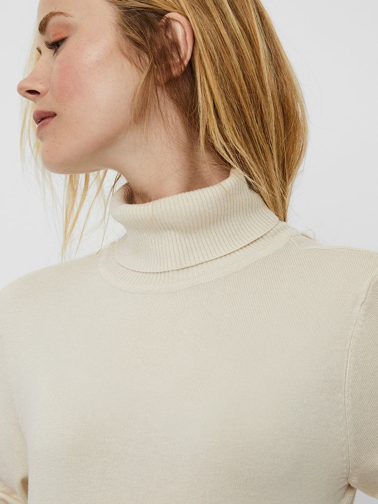Γυναικεία μπλούζα ζιβάγκο VMGLORY LS ROLLNECK BLOUSE GA NOOS 10231630 | 10231630