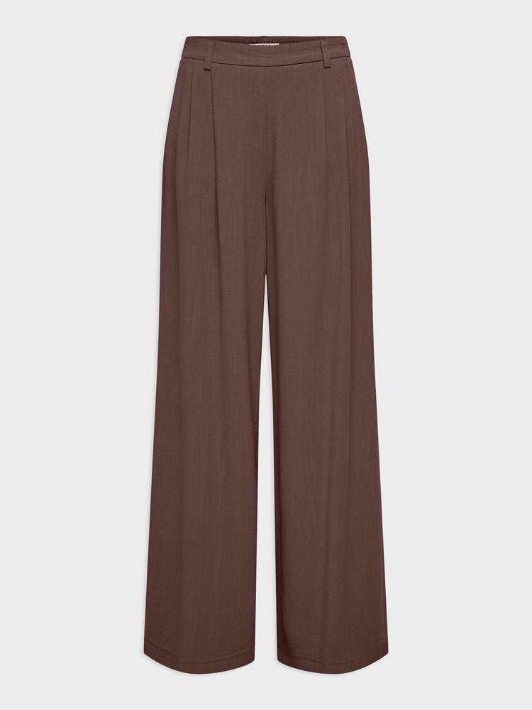 Γυναικείο παντελόνι ONLEMMIA-SIESTA MW LINEN WIDE PANT PNT 15370398 | 15370398